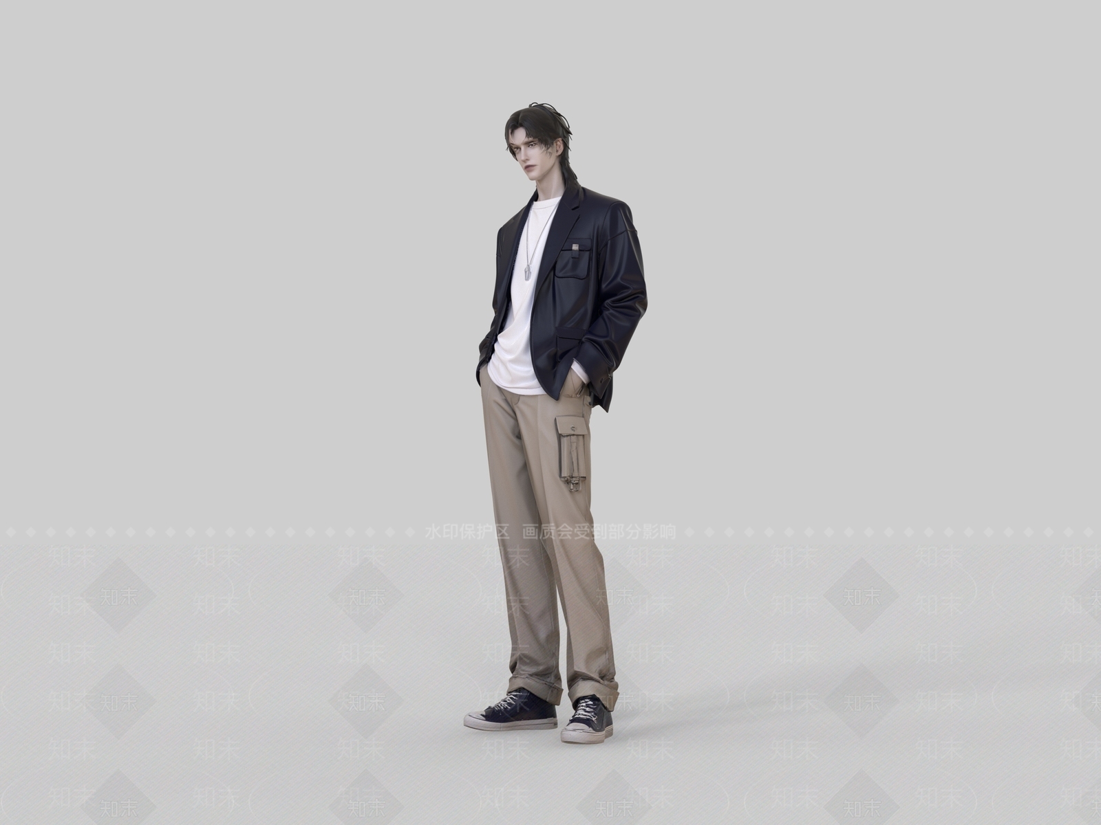 男人SU模型下载【ID:1234105544】
