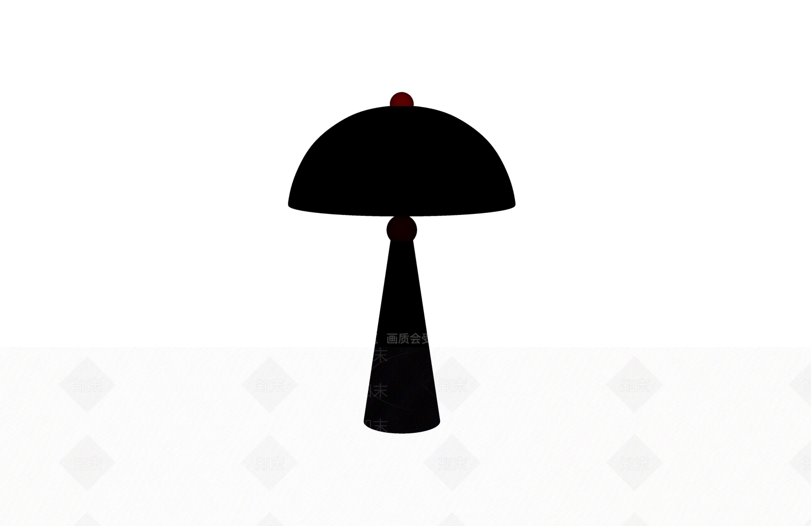 极简台灯SU模型下载【ID:1234106432】
