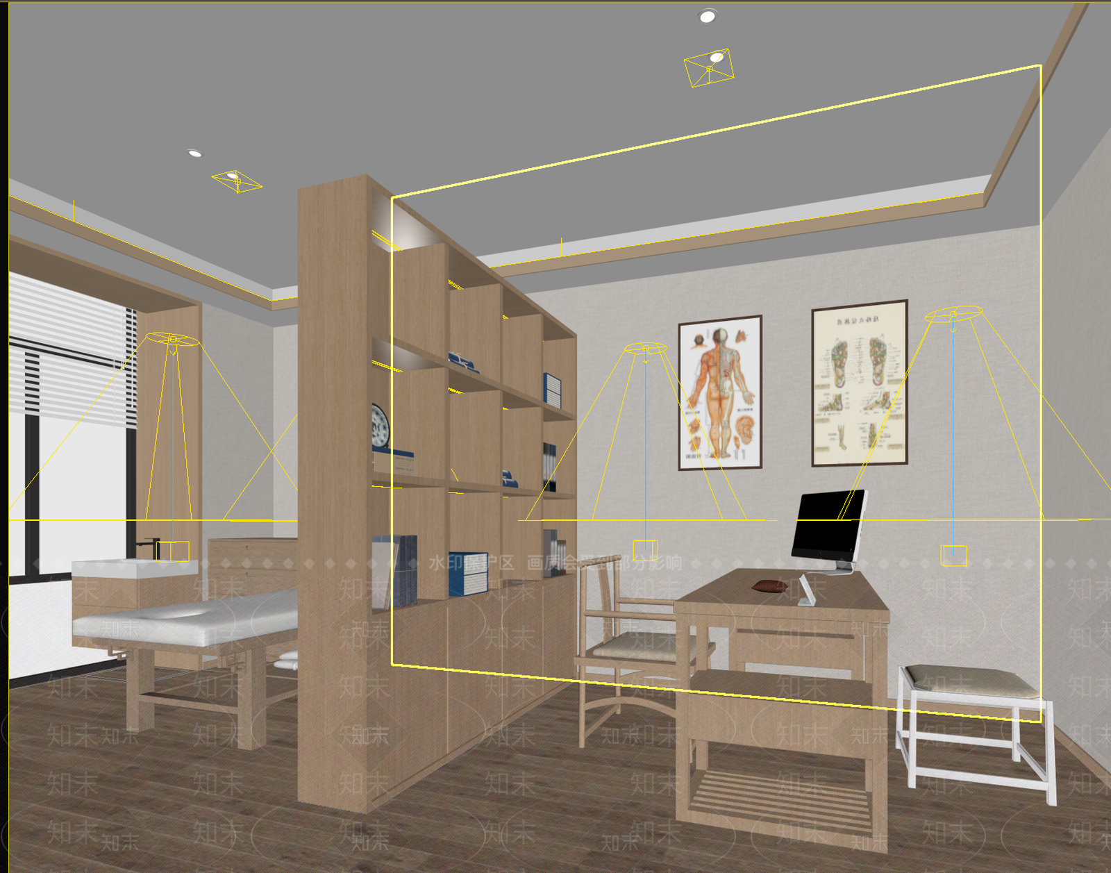 新中式中医馆3D模型下载【ID:1234114303】