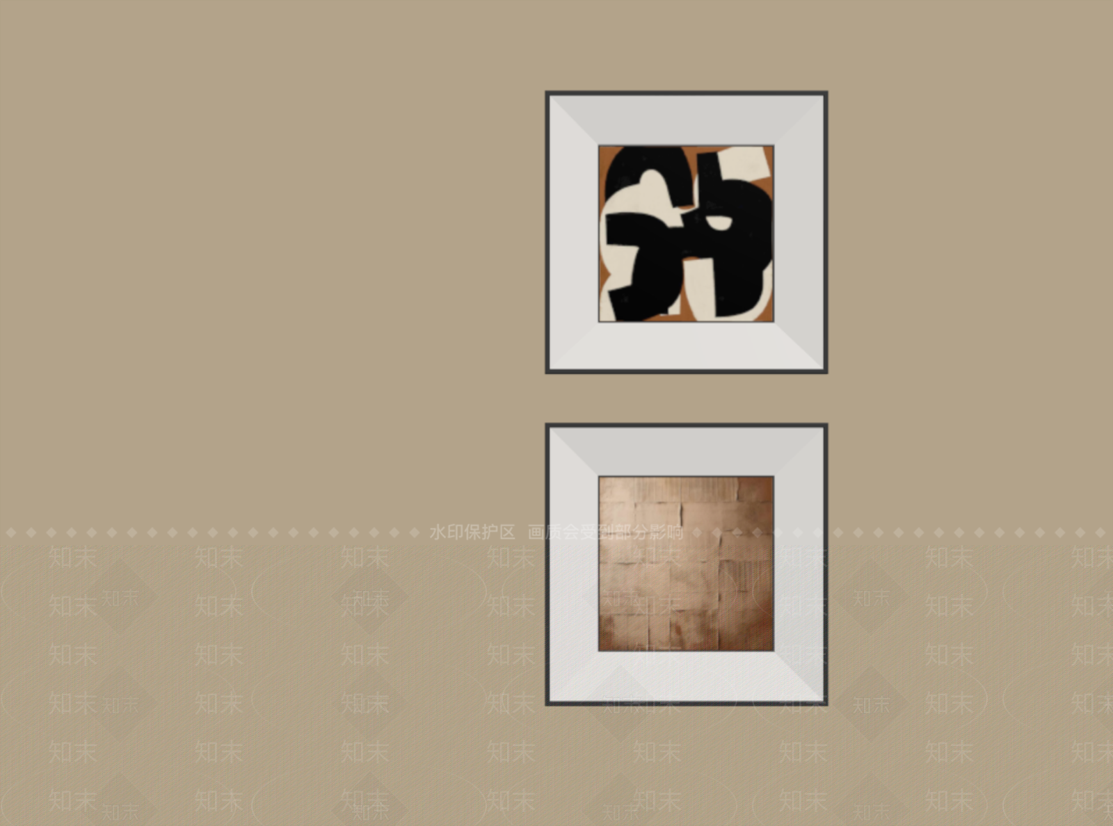 极简组合画3D模型下载【ID:1234116238】