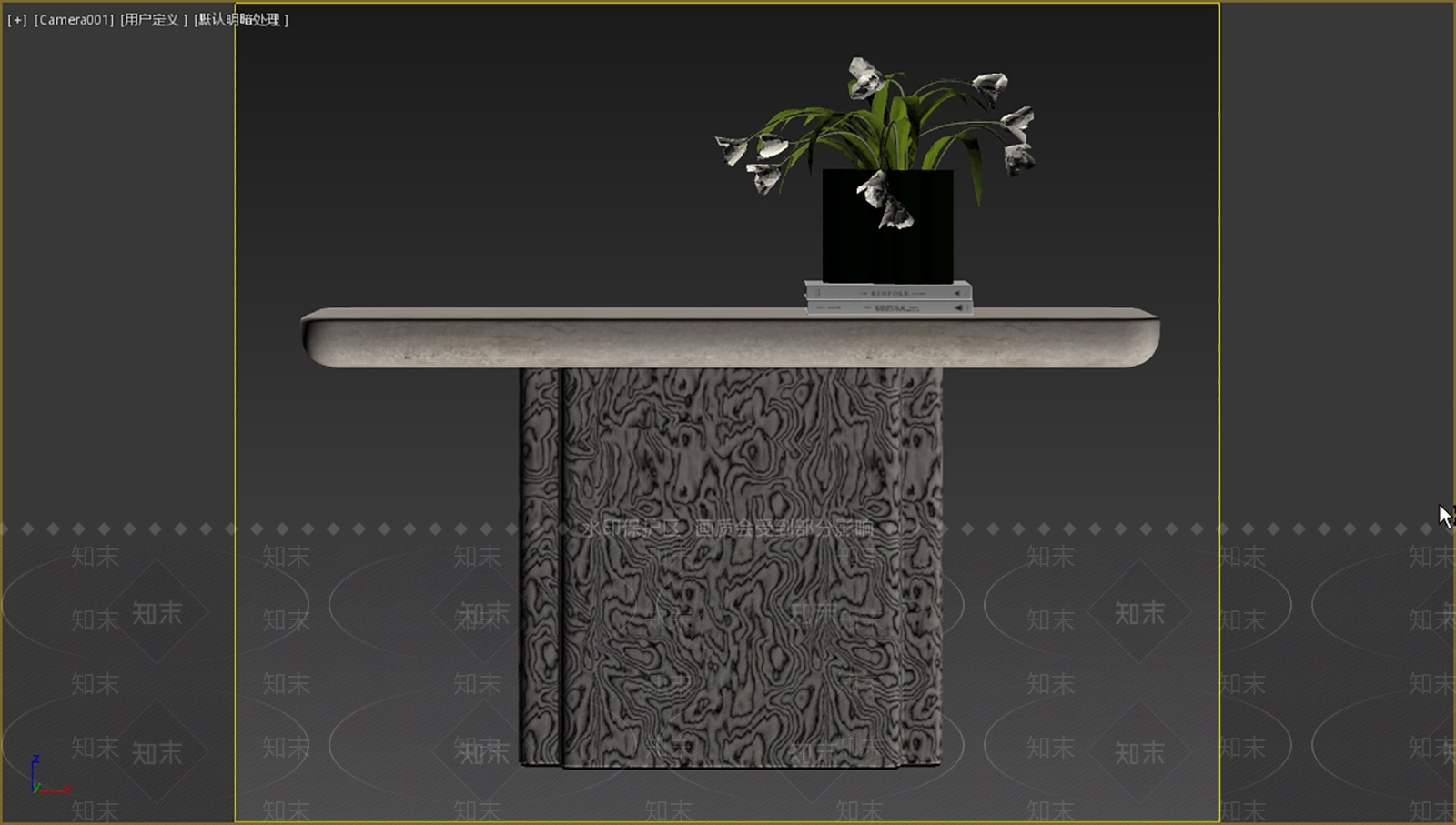 意式极简条案3D模型下载【ID:1234116802】