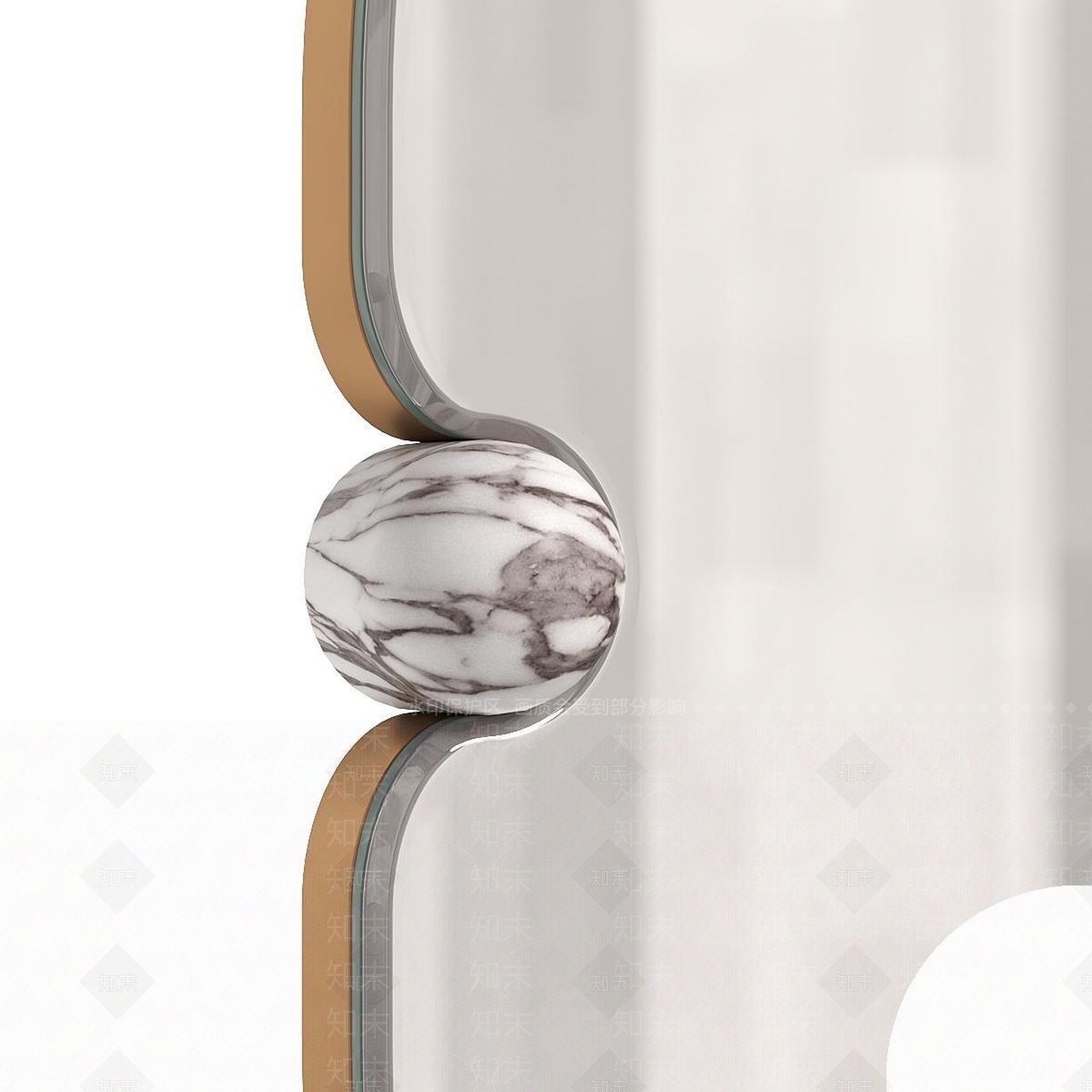 轻奢镜子3D模型下载【ID:1234126601】
