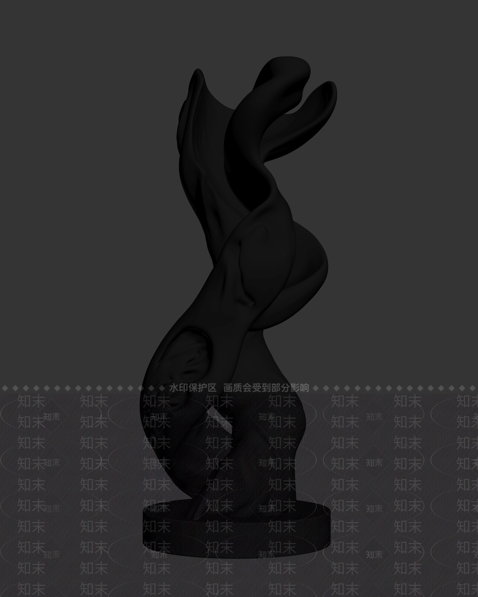 轻奢雕塑摆件3D模型下载【ID:1234128282】