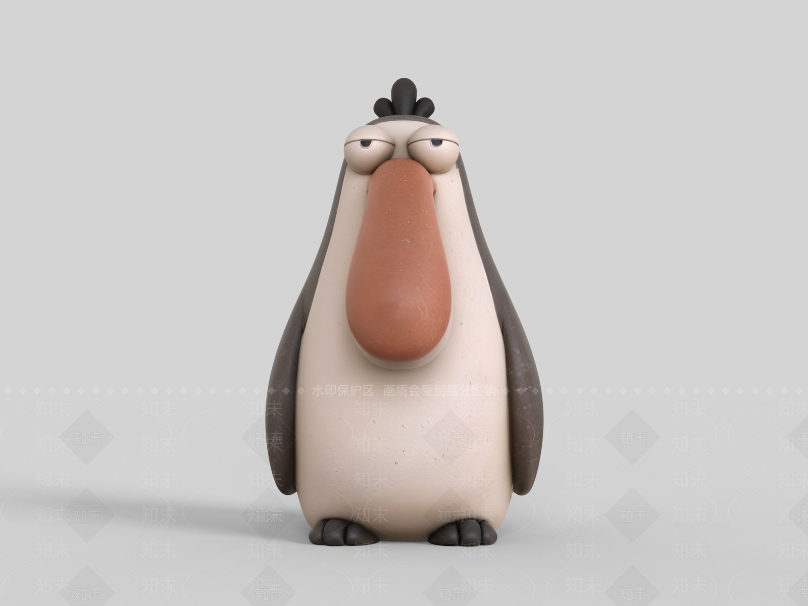 卡通其他动物3D模型下载【ID:1234129467】