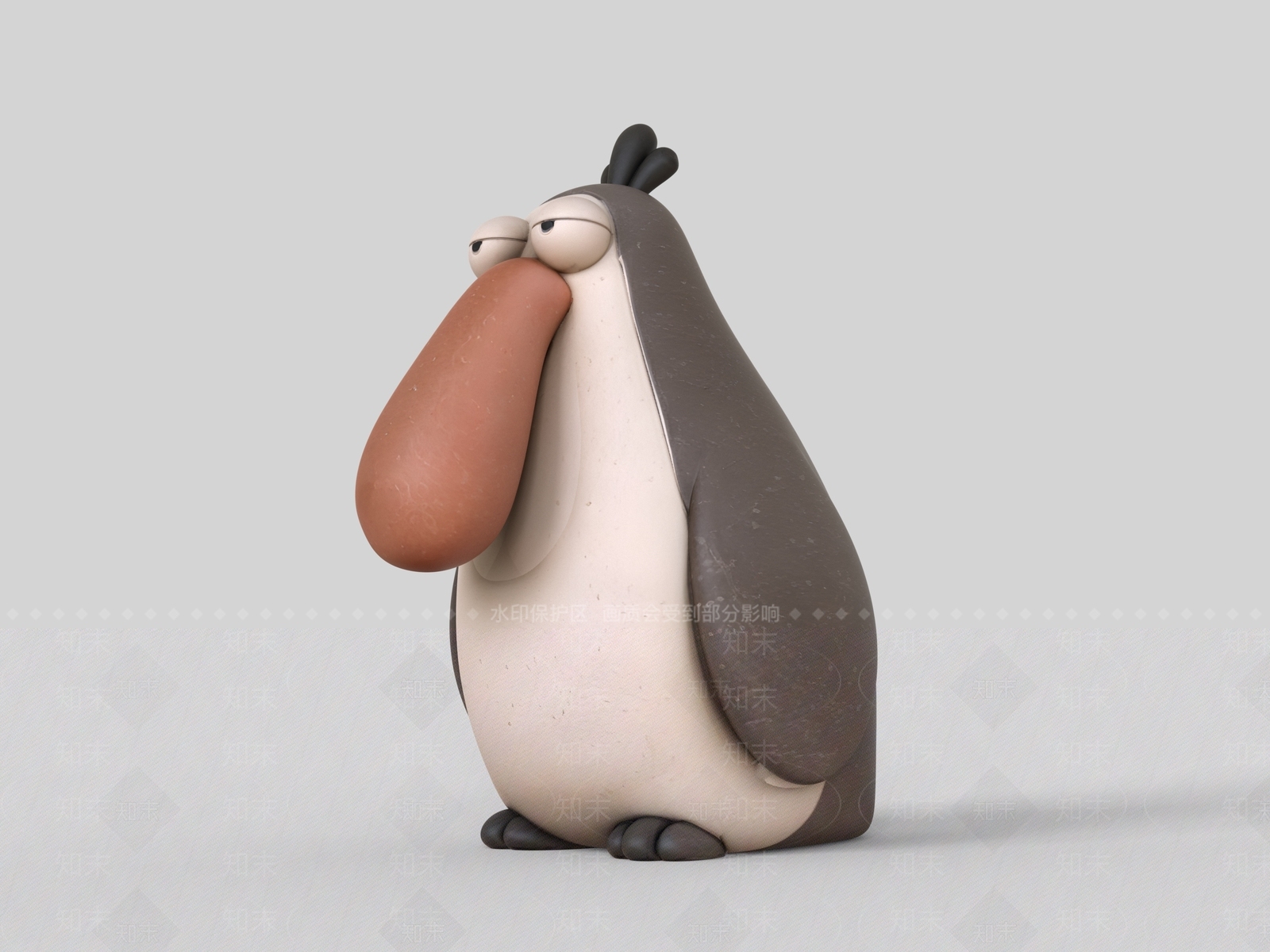 卡通其他动物3D模型下载【ID:1234129467】