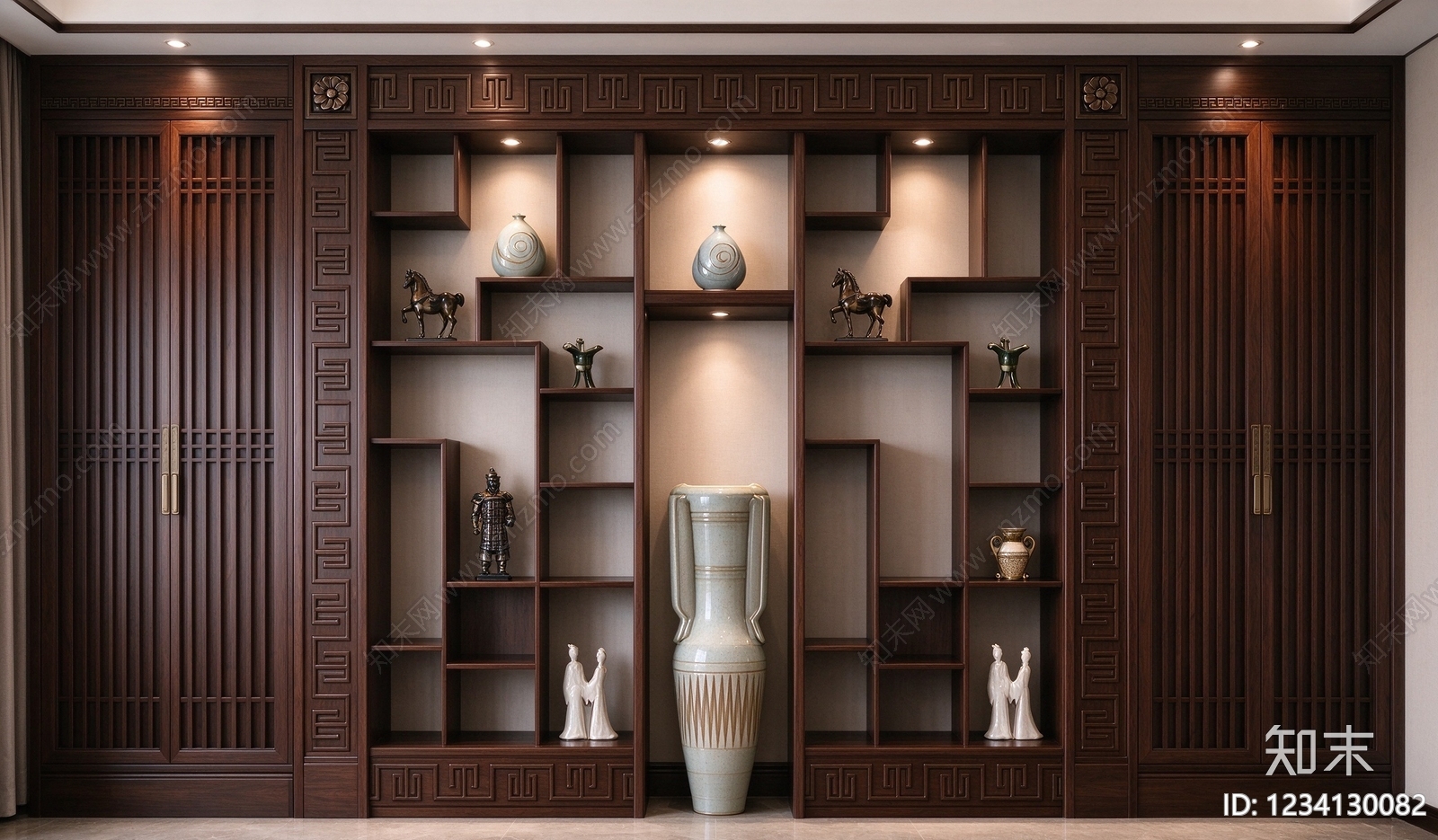 柜子cad施工图下载【ID:1234130082】