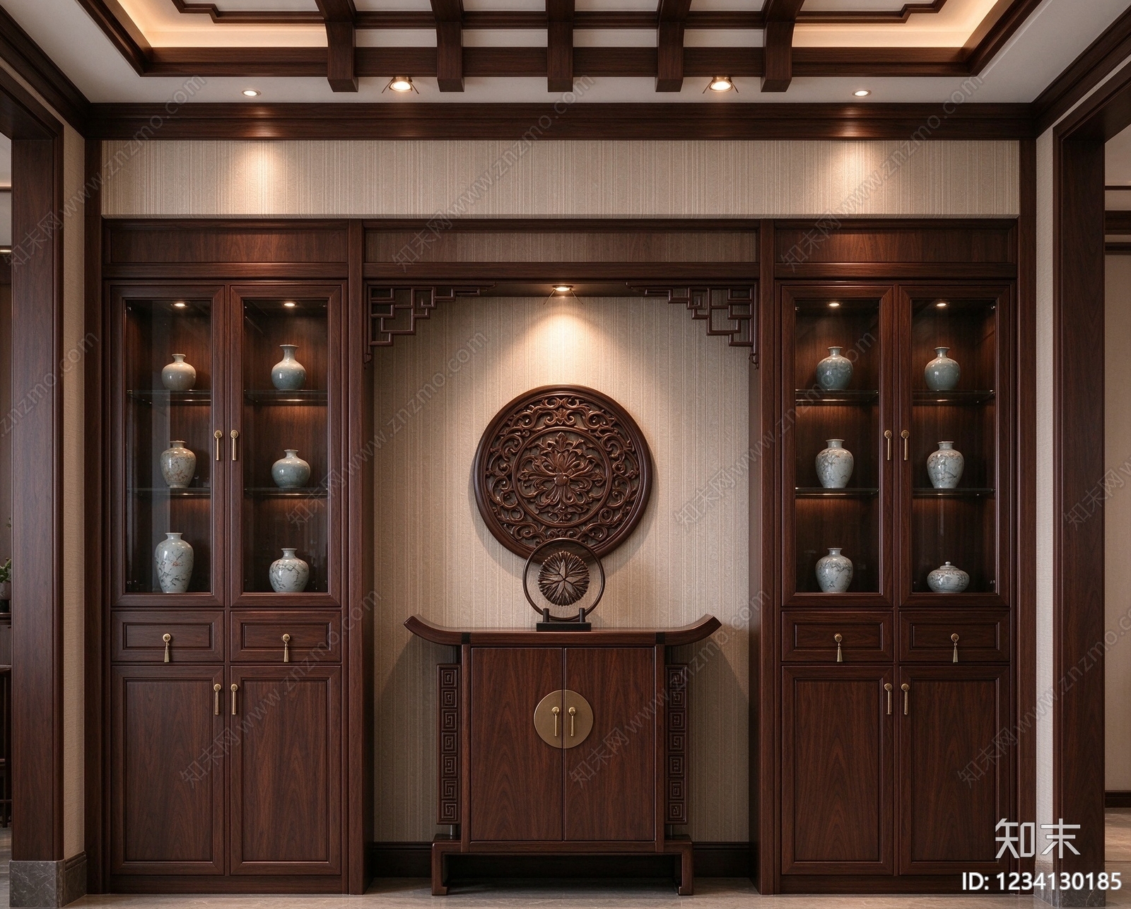 柜子cad施工图下载【ID:1234130185】