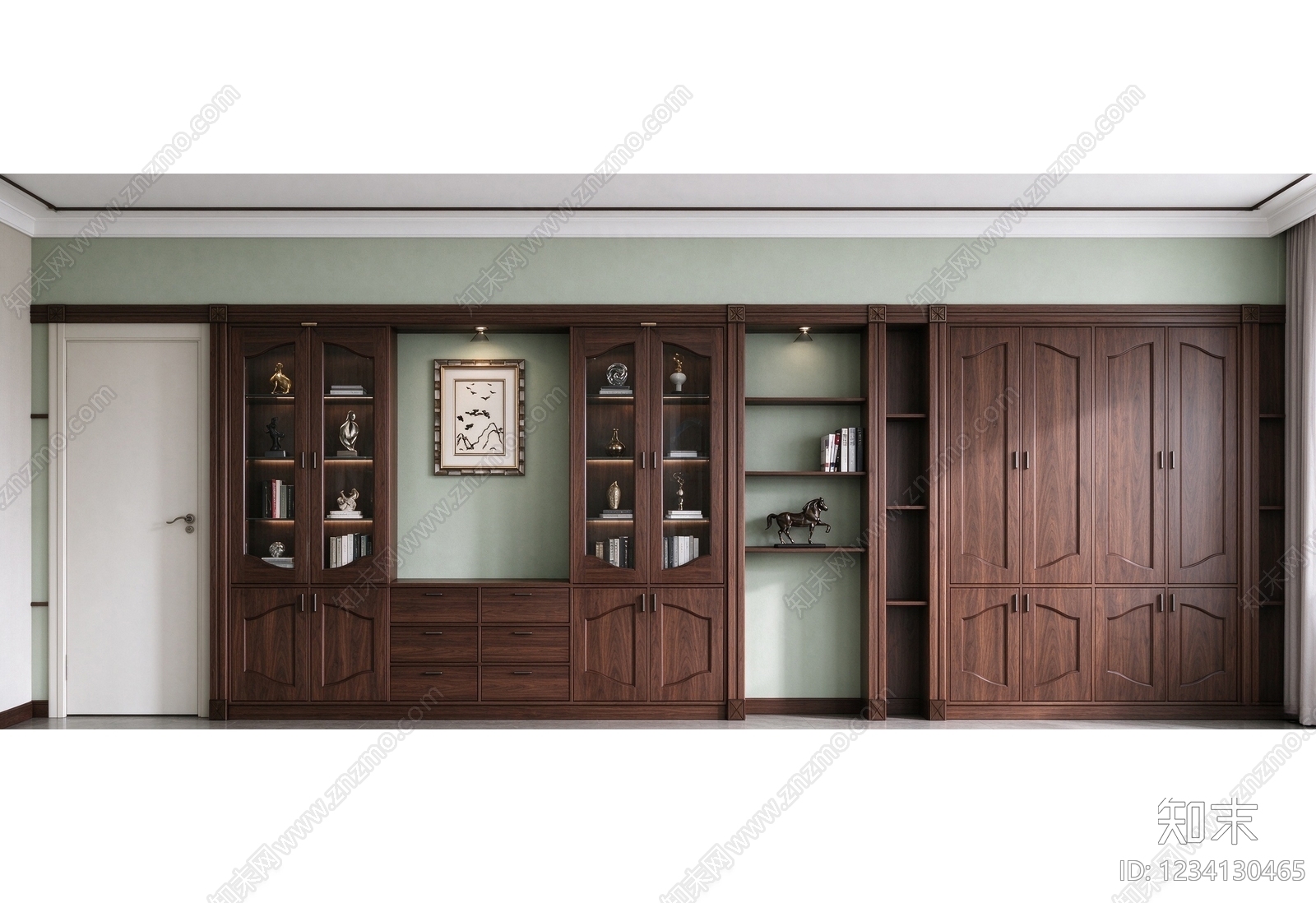 柜子cad施工图下载【ID:1234130465】