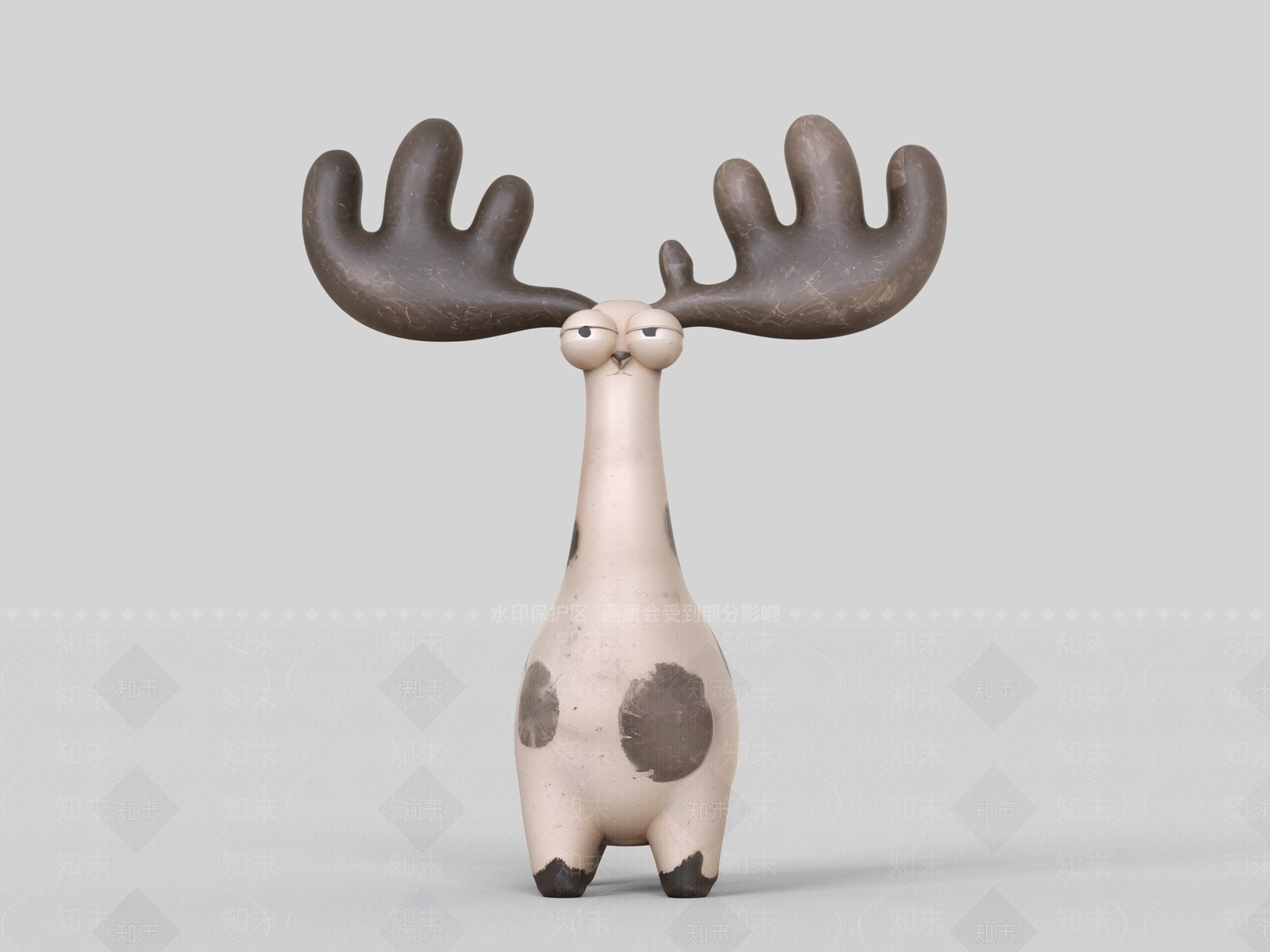 复古雕塑摆件3D模型下载【ID:1234130763】