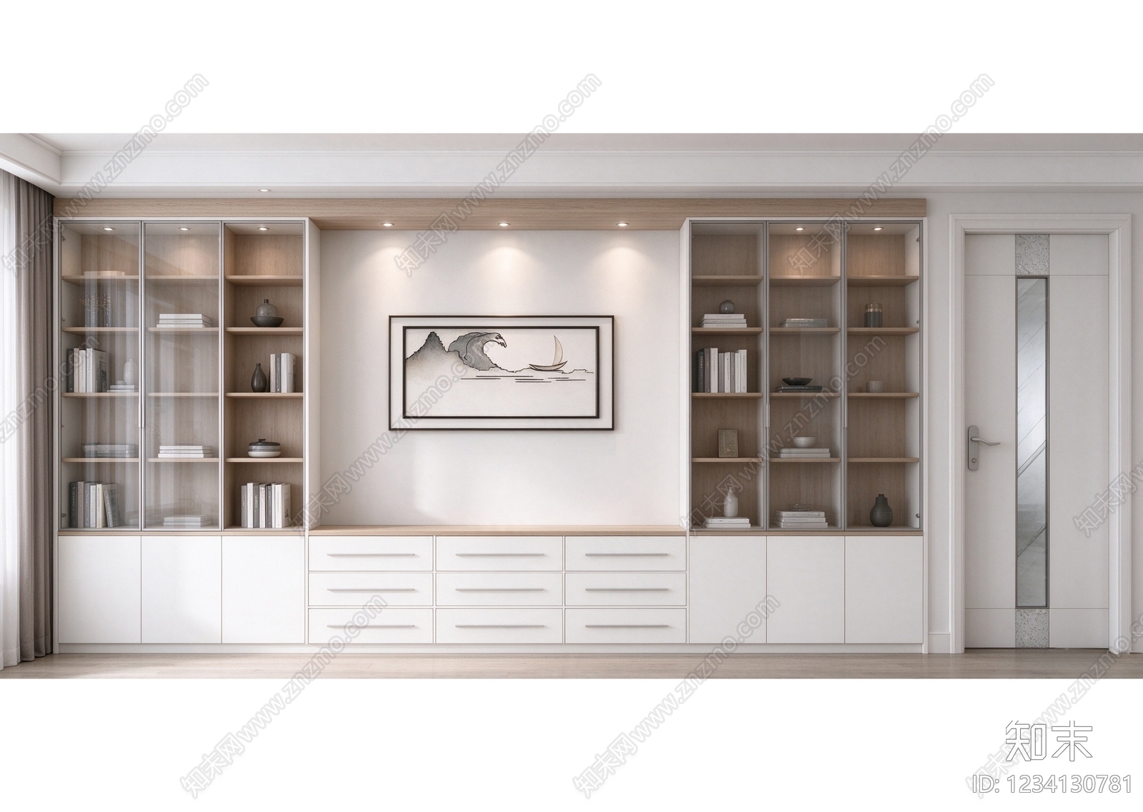 柜子cad施工图下载【ID:1234130781】