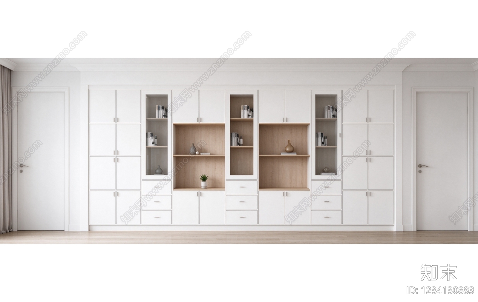 柜子cad施工图下载【ID:1234130883】