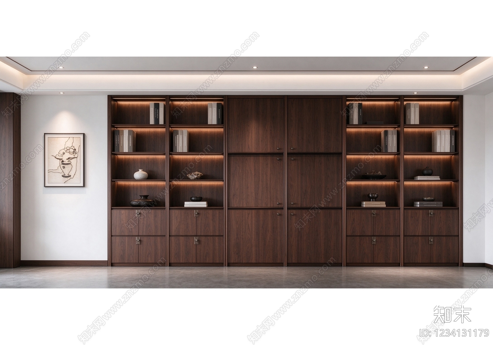 柜子cad施工图下载【ID:1234131179】