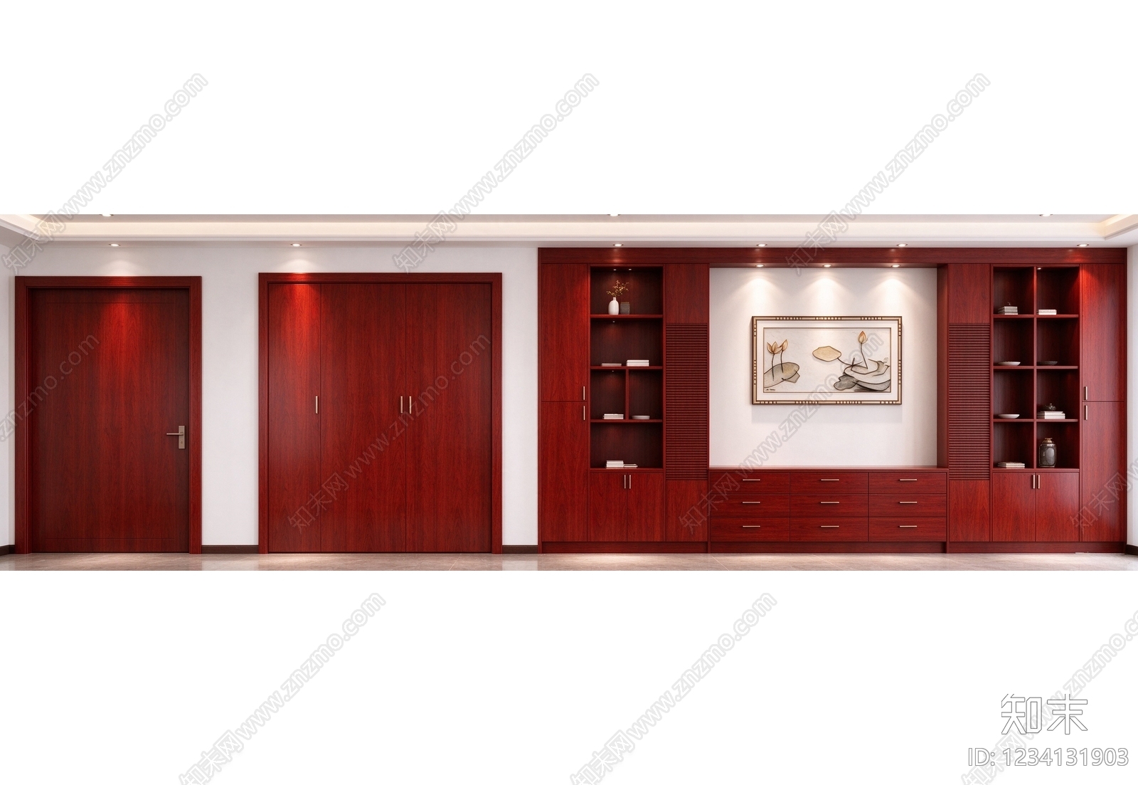 柜子cad施工图下载【ID:1234131903】