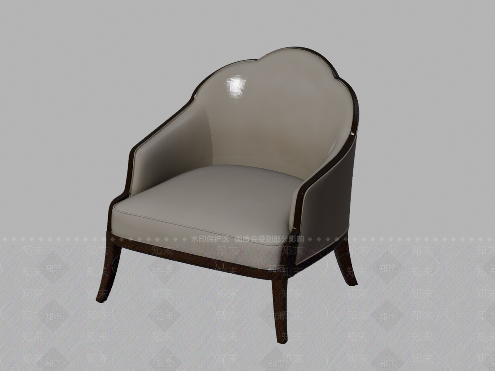 新中式休闲椅3D模型下载【ID:1234132337】