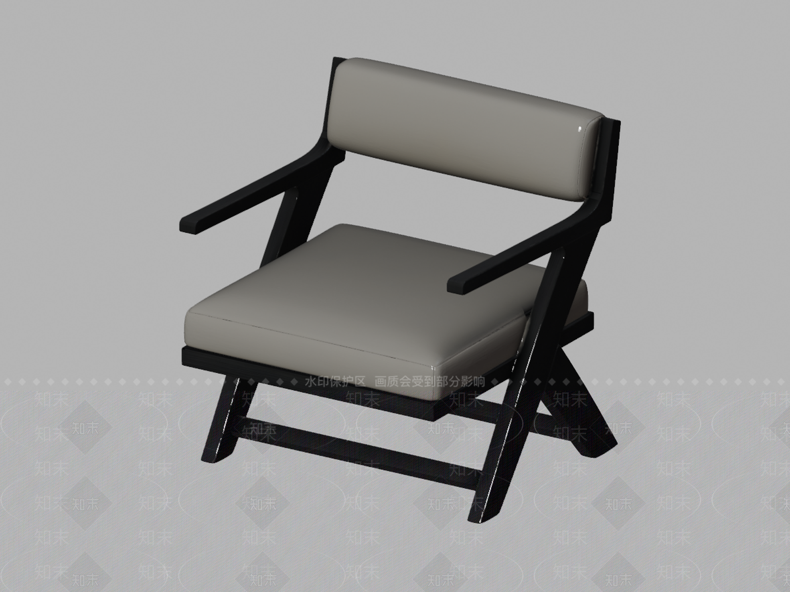 新中式休闲椅3D模型下载【ID:1234133067】