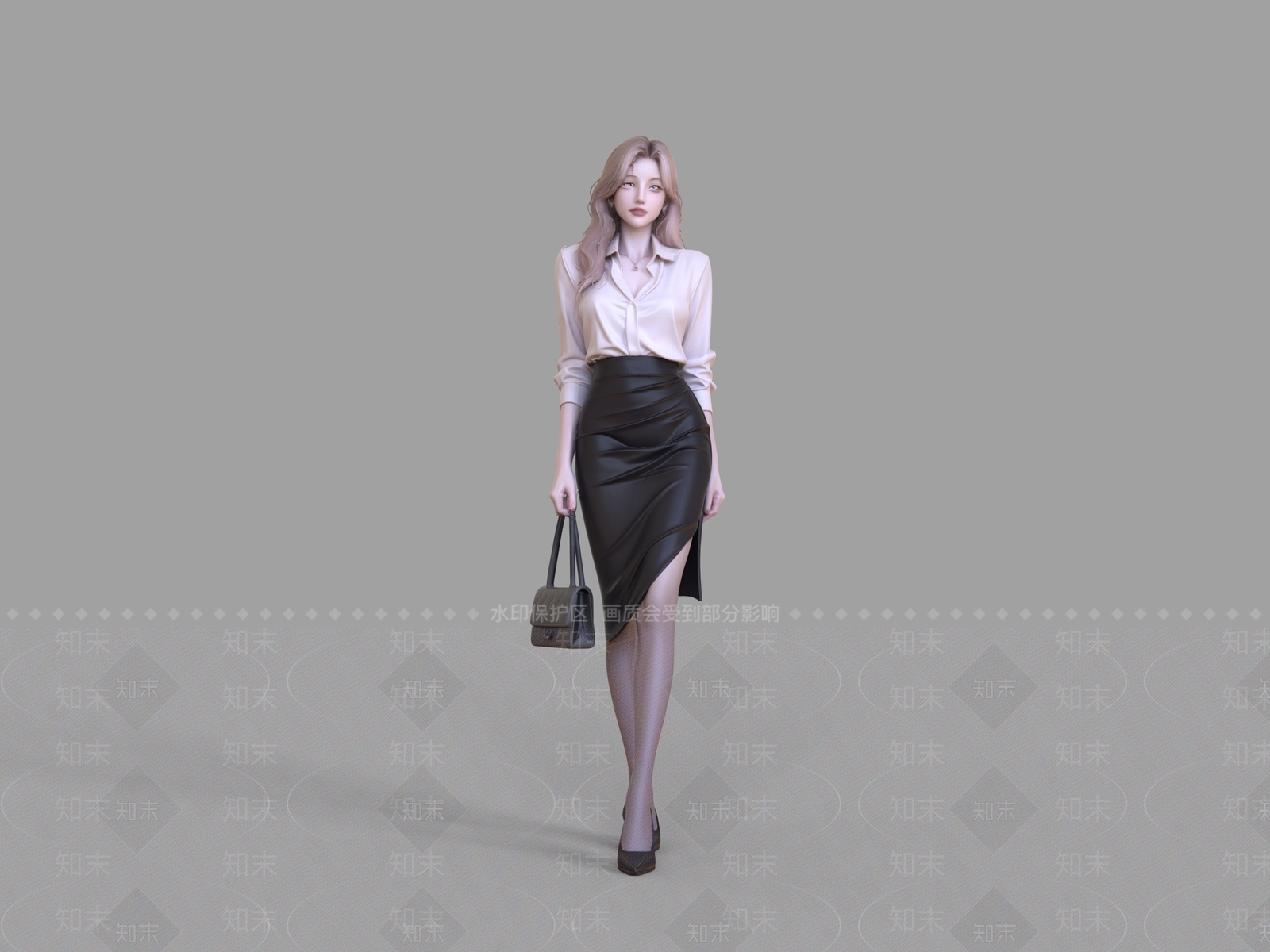 女人3D模型下载【ID:1234133179】