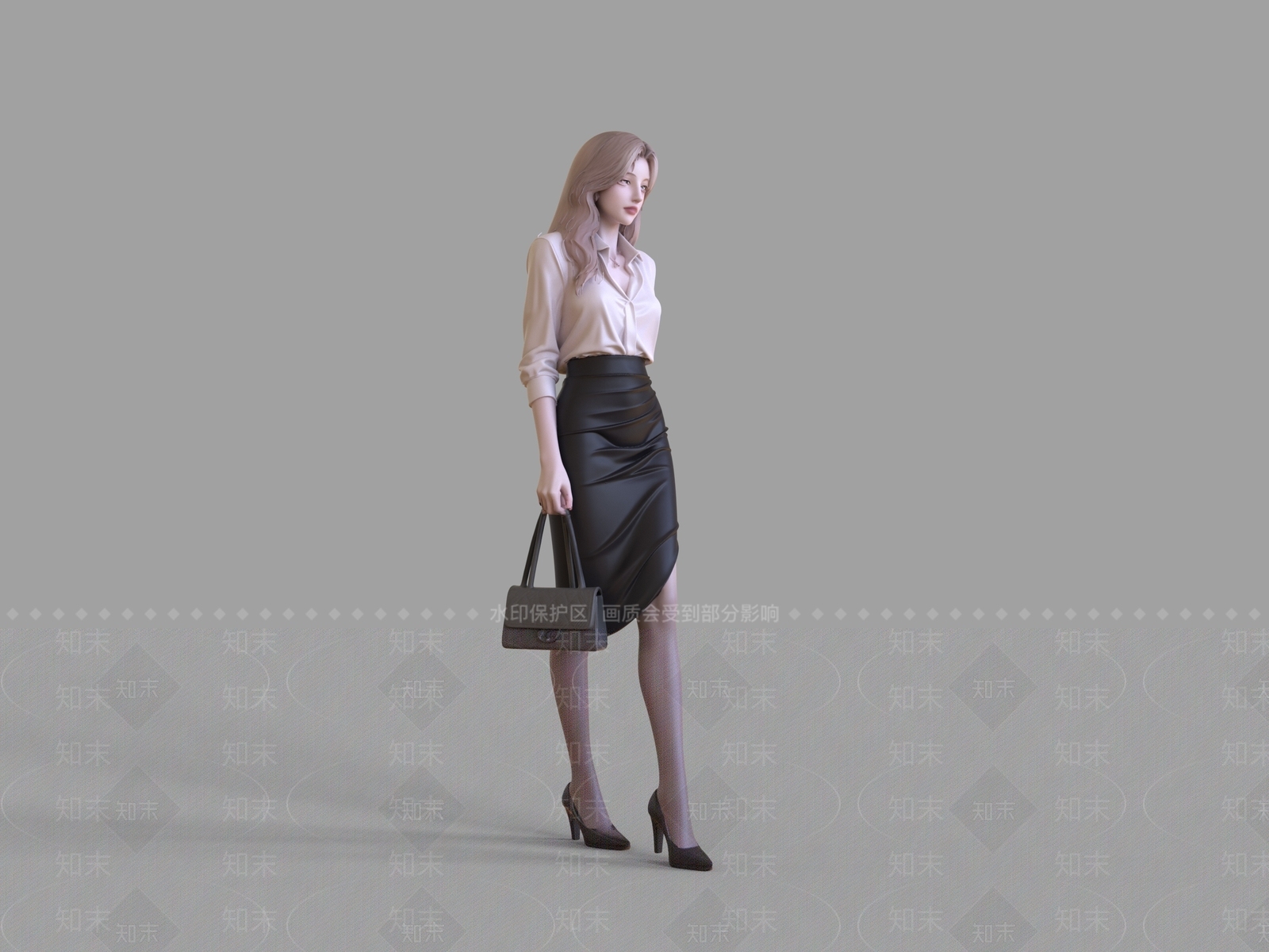 女人3D模型下载【ID:1234133179】