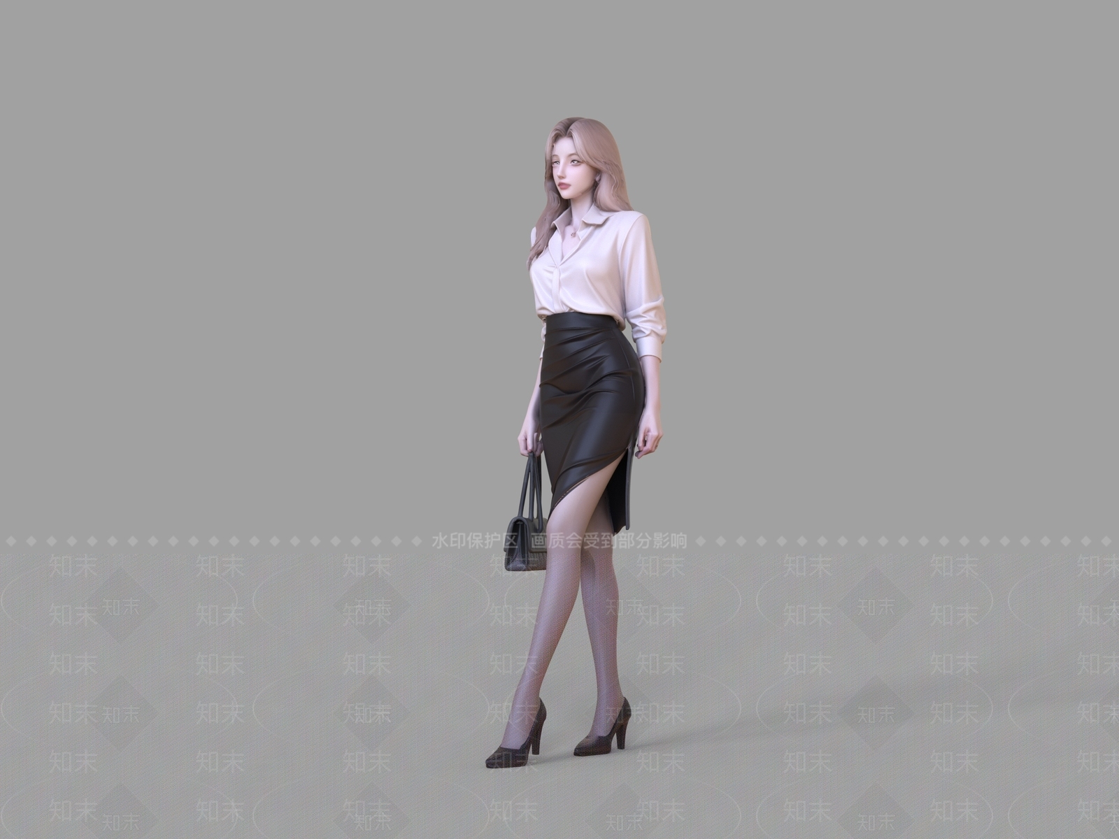 女人3D模型下载【ID:1234133179】