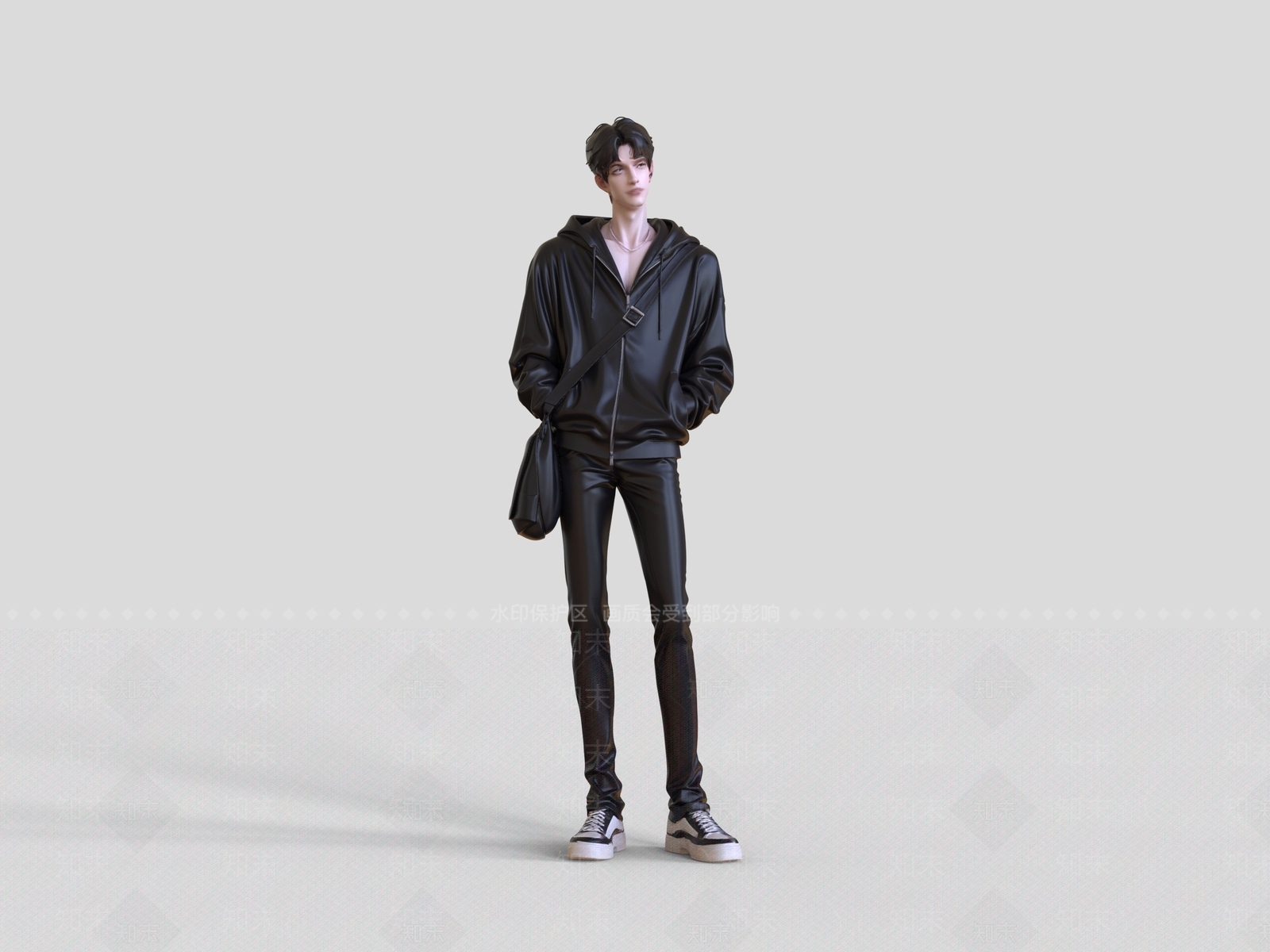 虚拟人物SU模型下载【ID:1234134879】