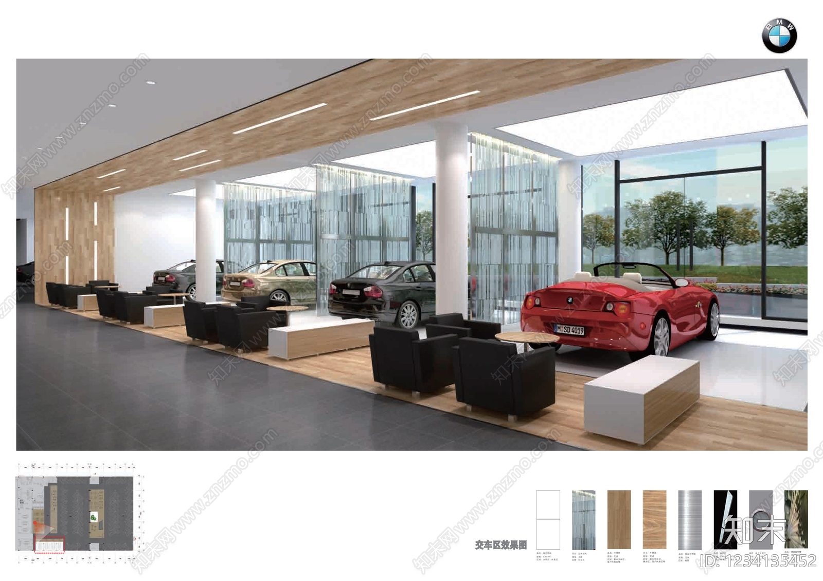 4s店cad施工图下载【ID:1234135452】