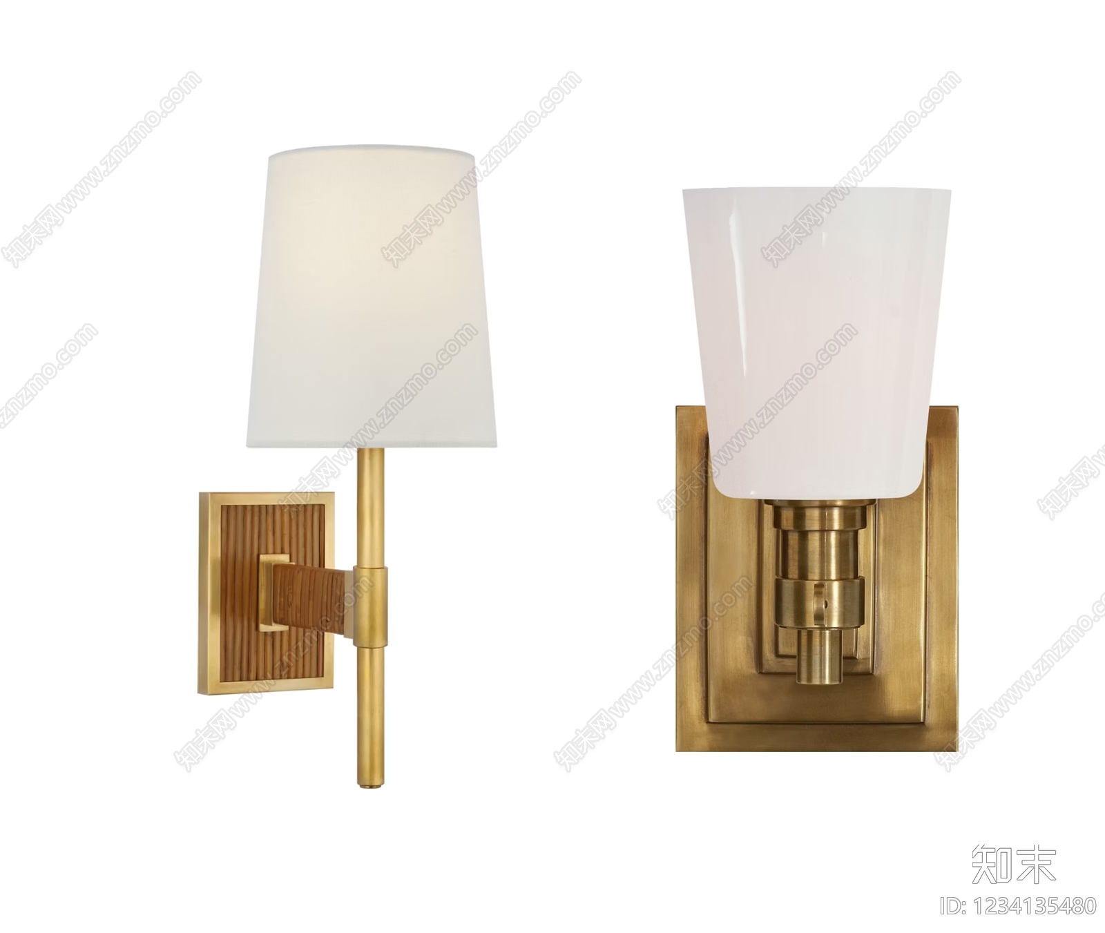 中古风墙面壁灯SU模型下载【ID:1234135480】