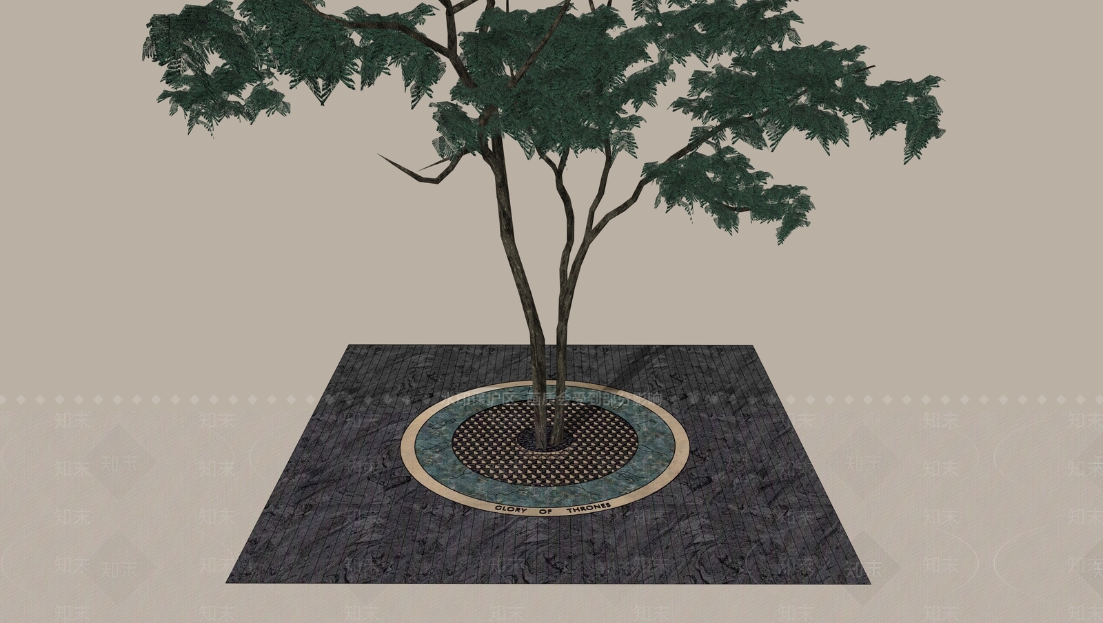 轻奢其他铺装SU模型下载【ID:1234138861】
