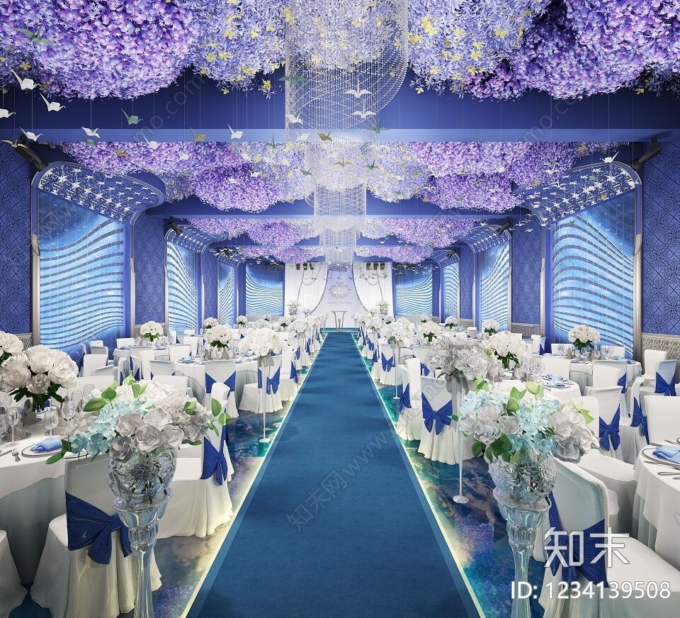 现代酒店宴会厅CAD图纸
