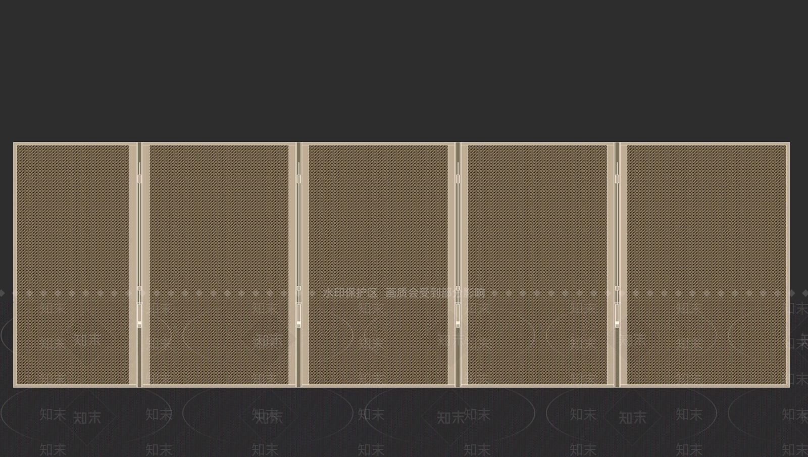 现代艺术隔断SU模型下载【ID:1234139804】