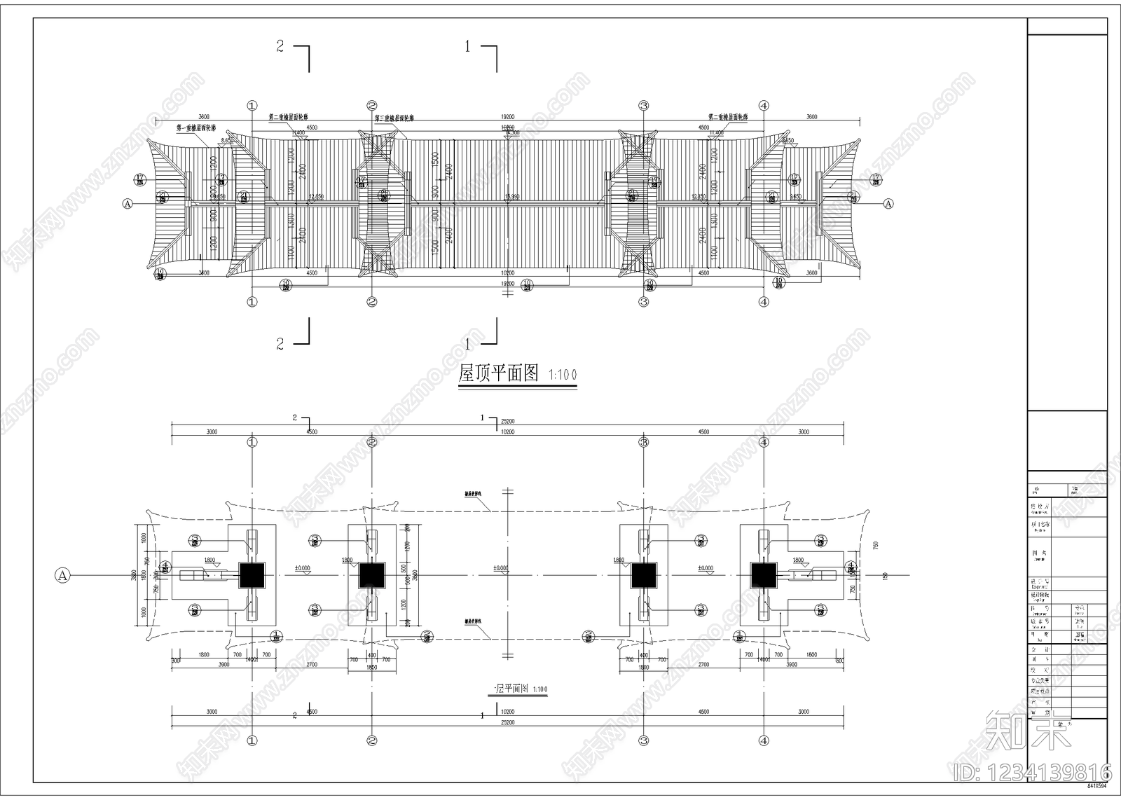 其他古建筑cad施工图下载【ID:1234139816】