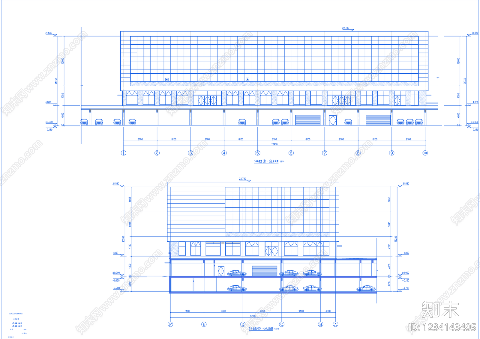 其他居住建筑cad施工图下载【ID:1234143495】