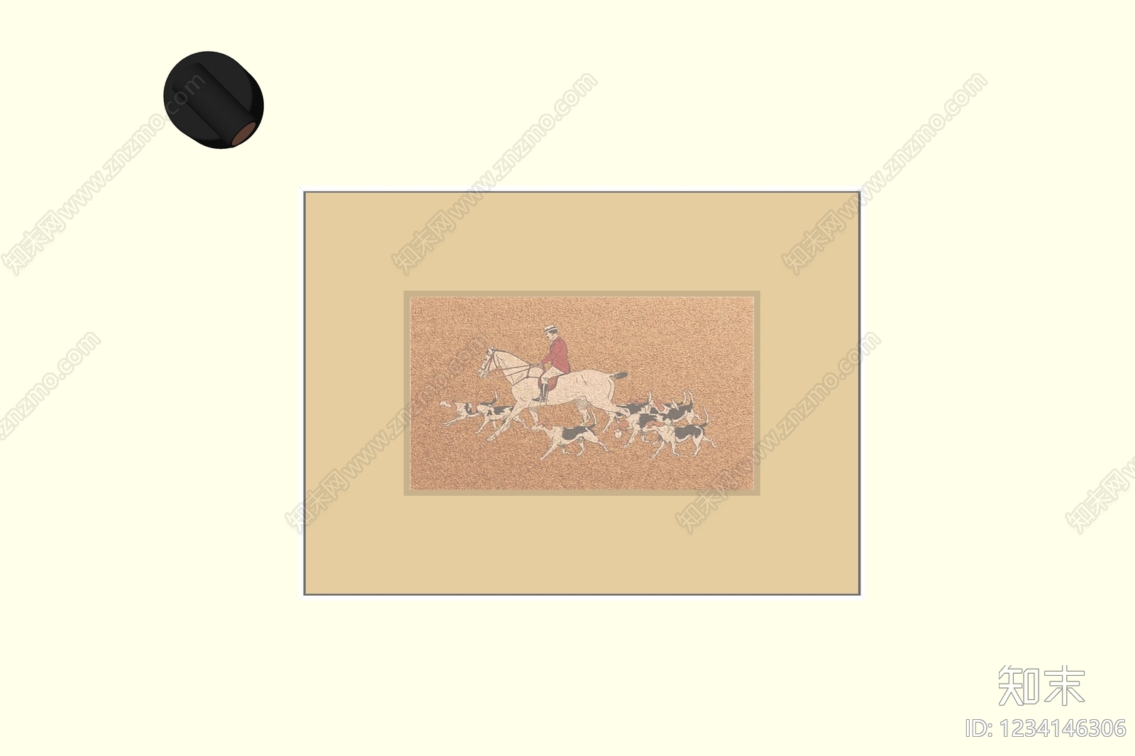 现代简约儿童挂画SU模型下载【ID:1234146306】