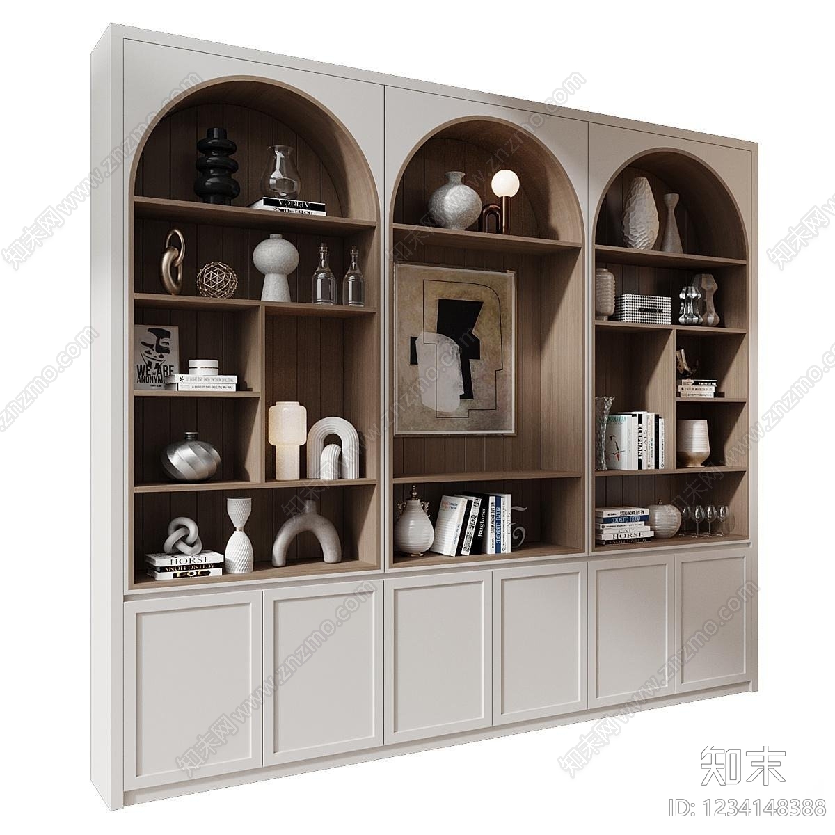 中古风储物柜3D模型下载【ID:1234148388】