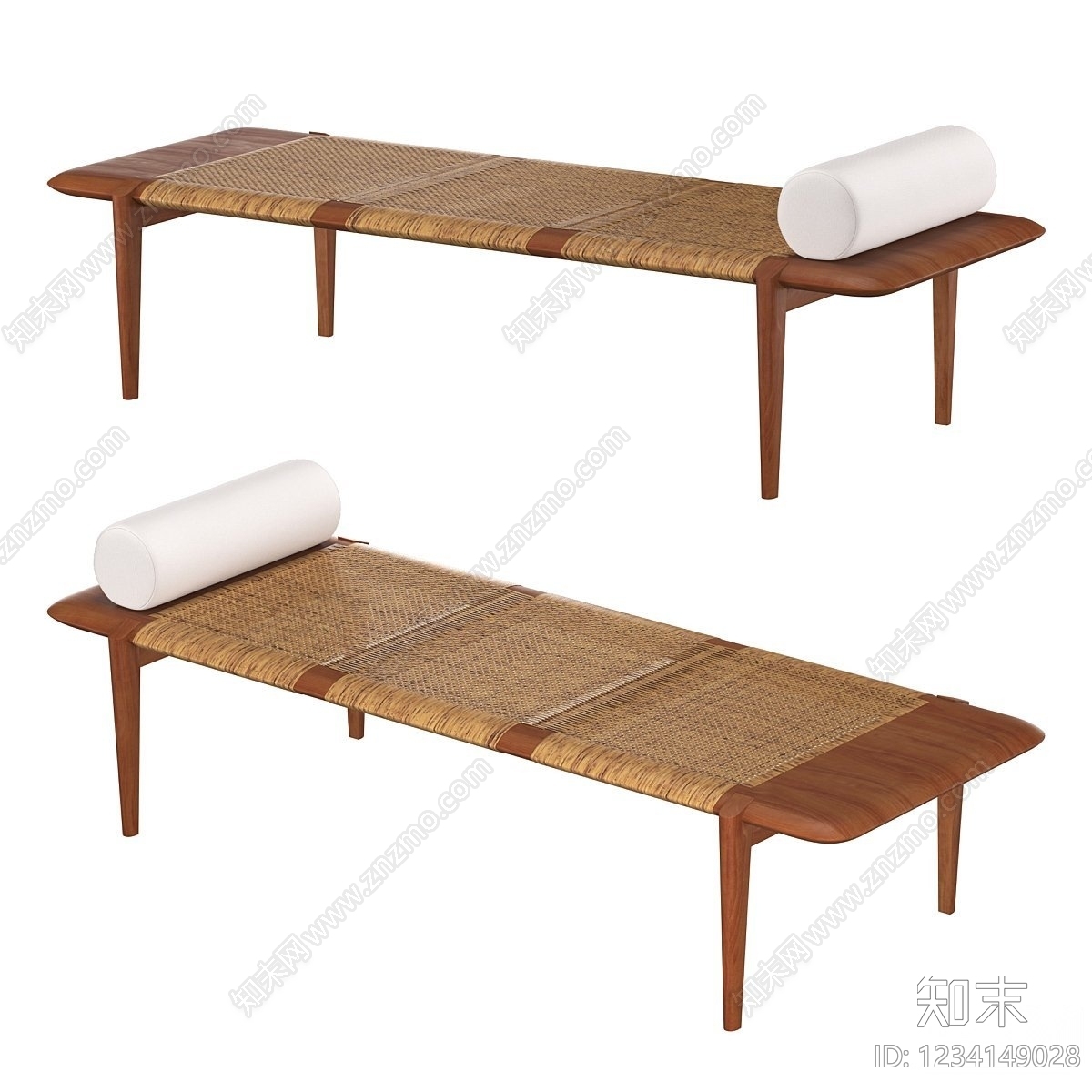 中古风贵妃椅3D模型下载【ID:1234149028】