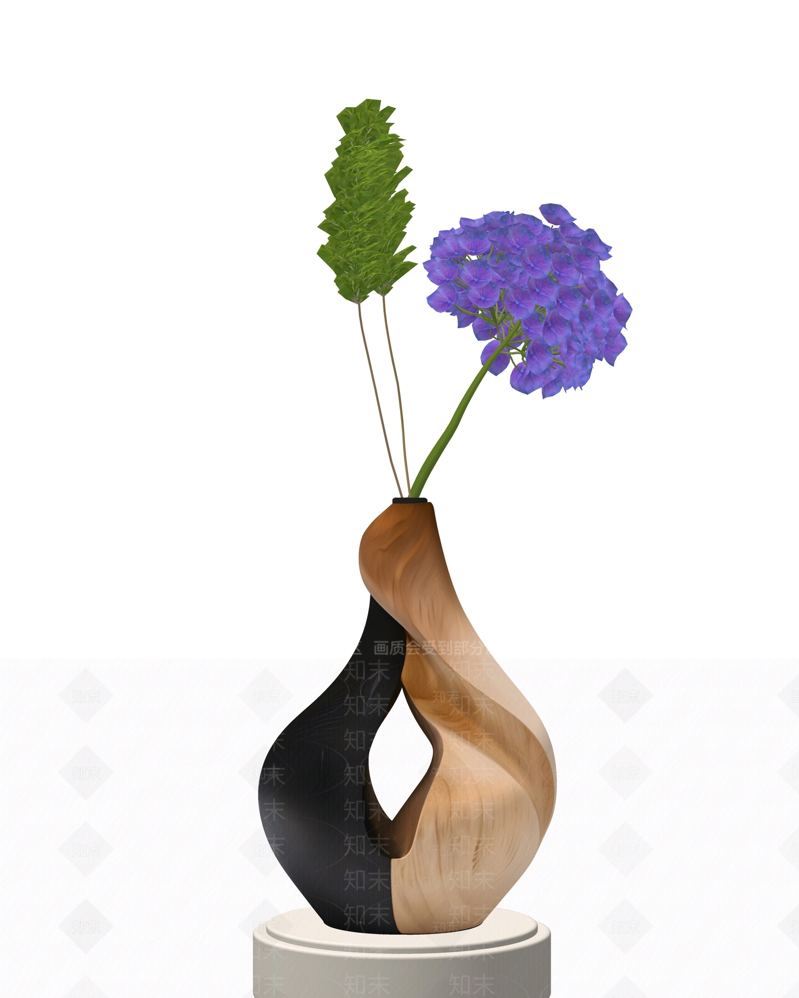 现代花艺SU模型下载【ID:1234153835】