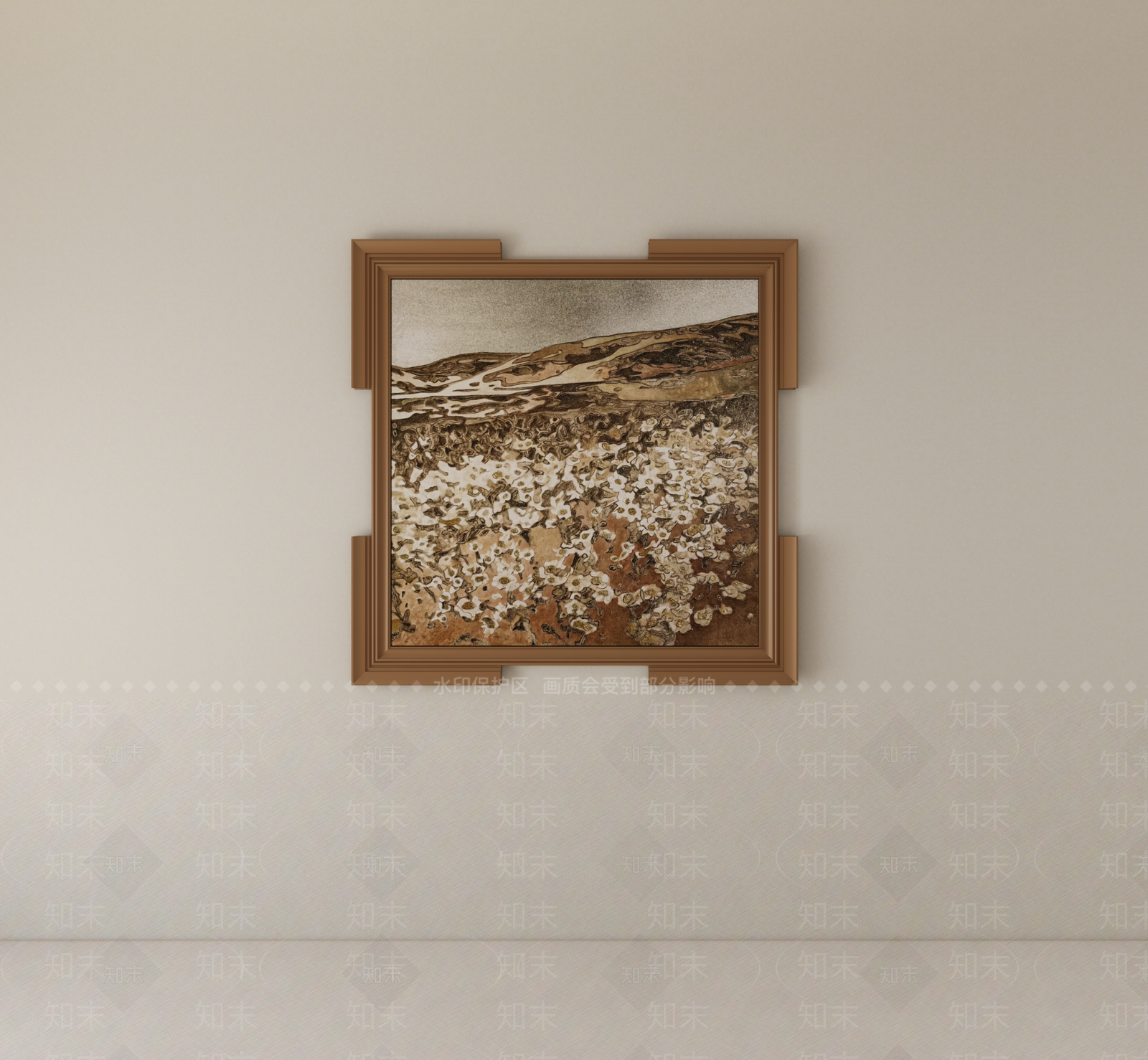 中古风画框SU模型下载【ID:1234154793】
