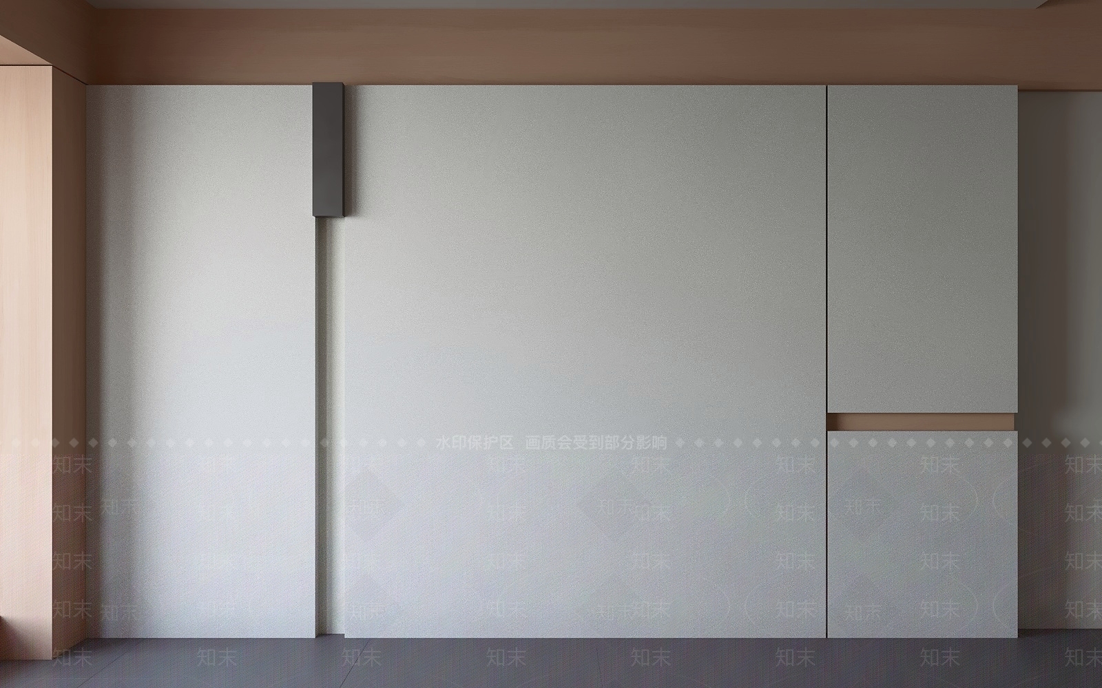 极简沙发背景墙3D模型下载【ID:1234156189】