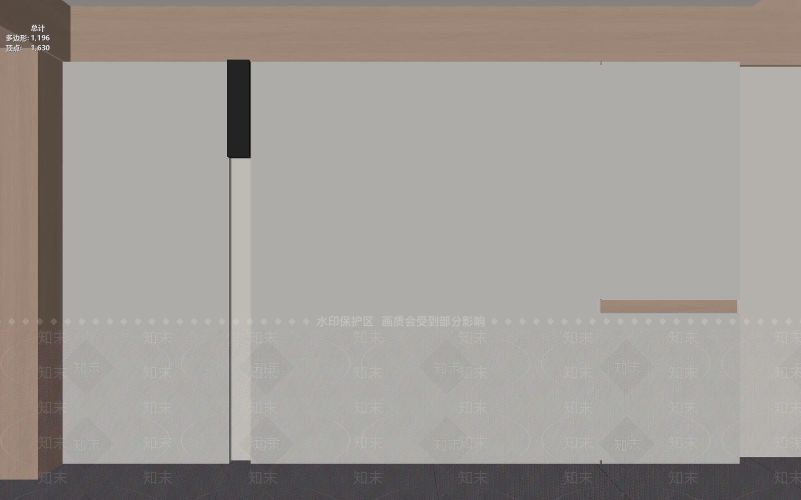 极简沙发背景墙3D模型下载【ID:1234156189】