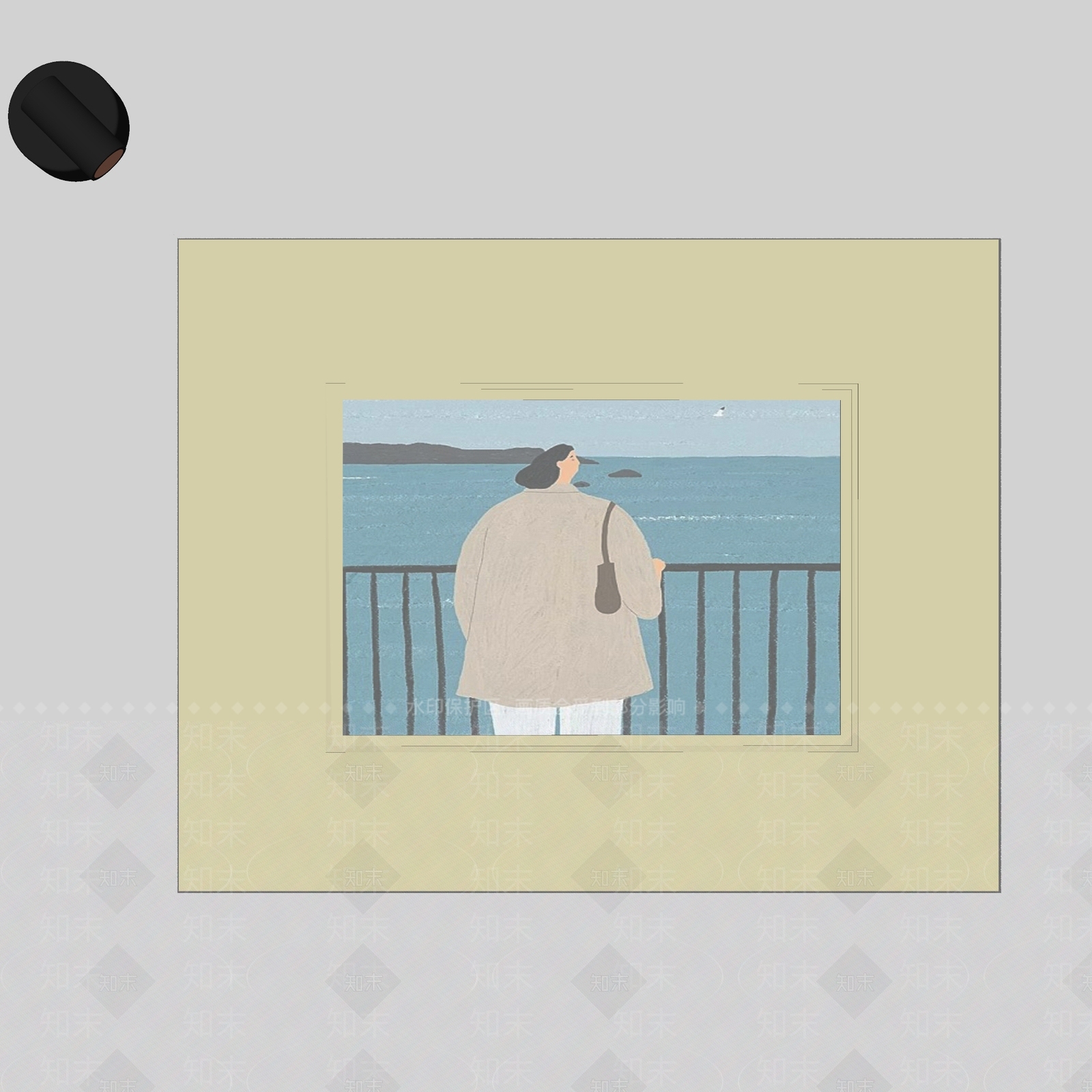极简儿童挂画SU模型下载【ID:1234156453】