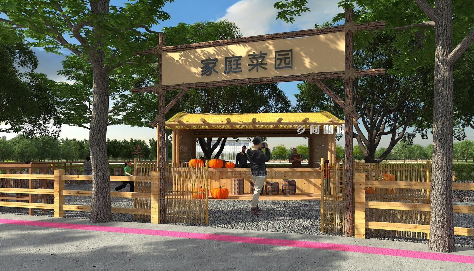 原木风农业景观3D模型下载【ID:1234162353】