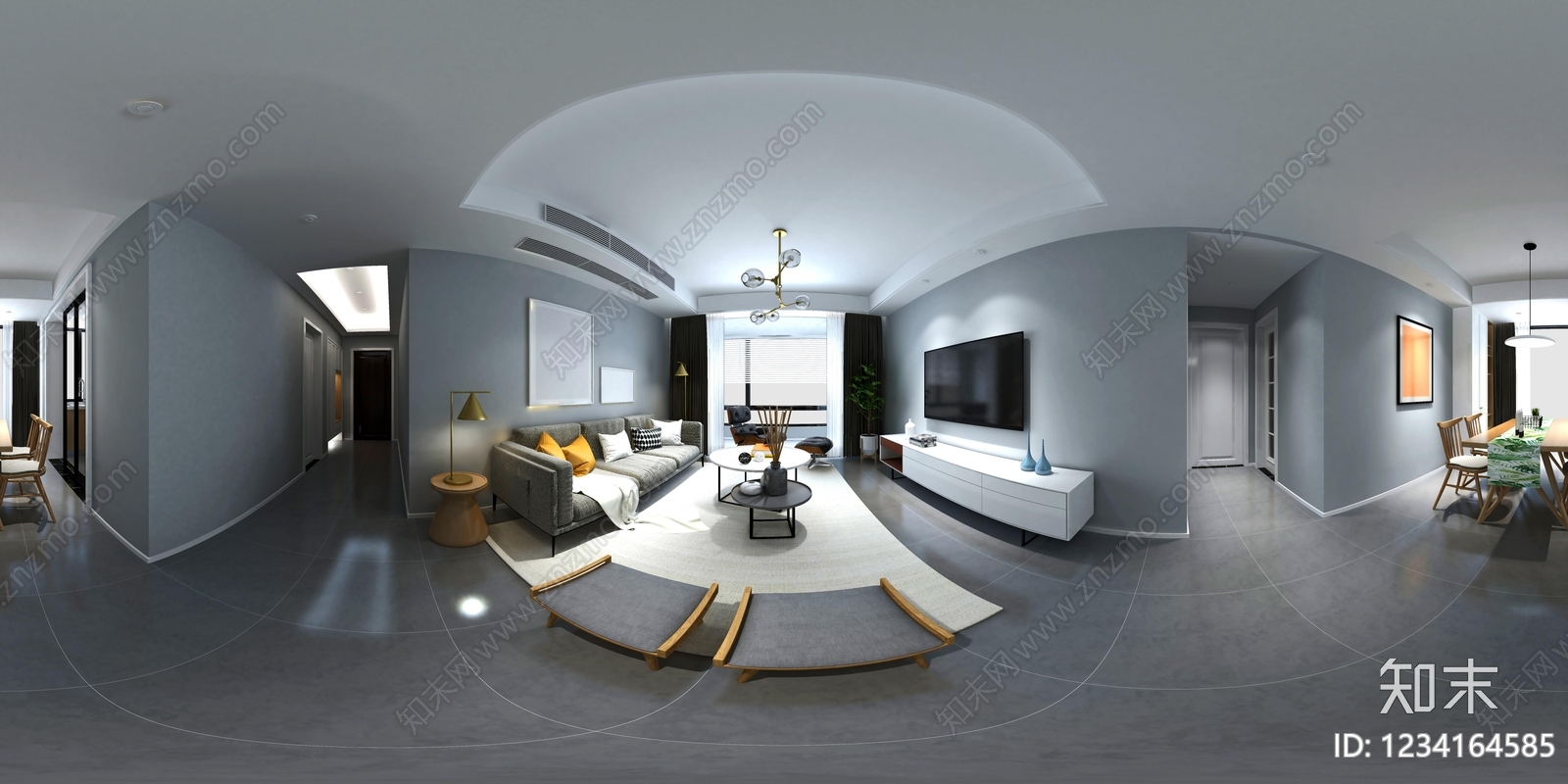现代室内HDR贴图下载【ID:1234164585】