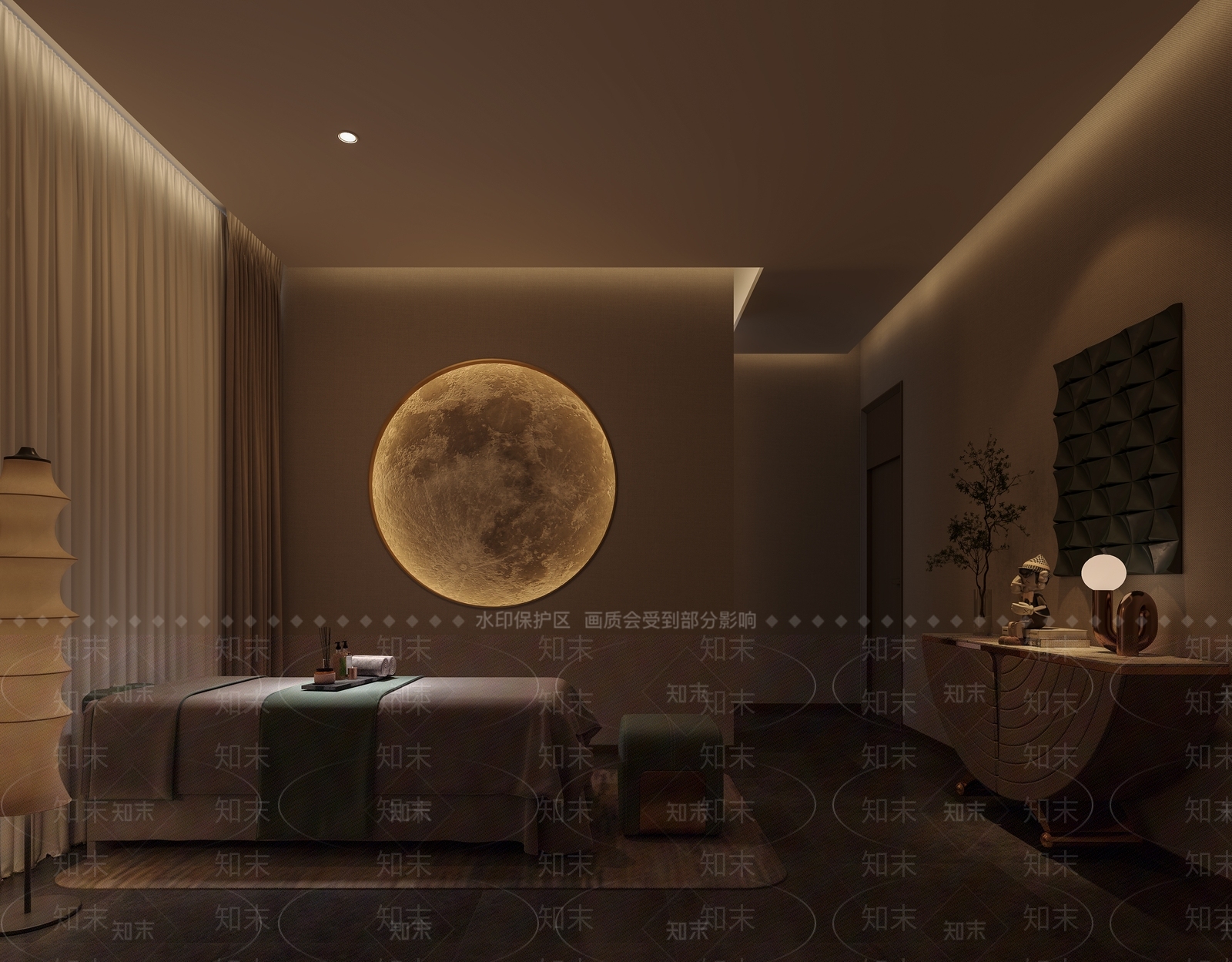 轻奢美容院3D模型下载【ID:1234165599】