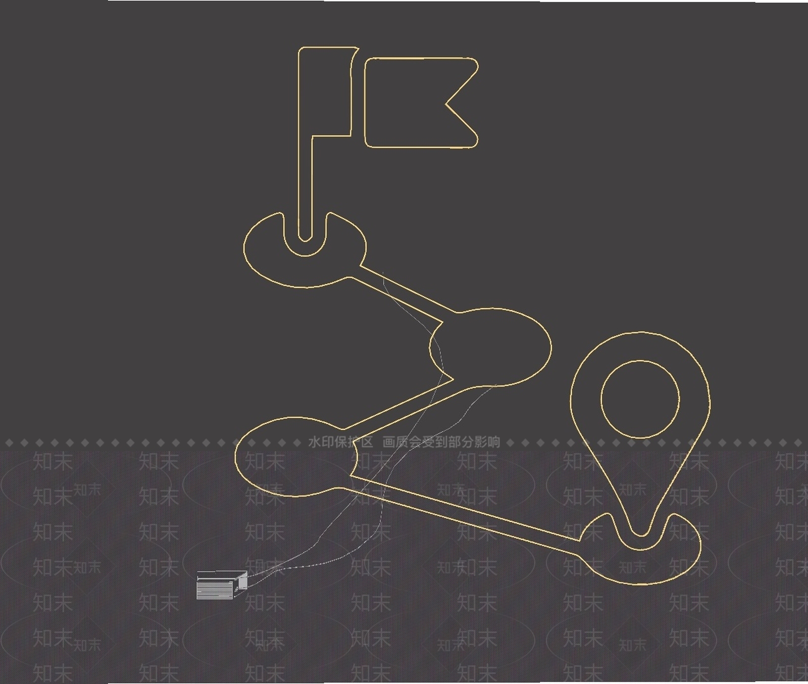 极简霓虹灯3D模型下载【ID:1234169242】