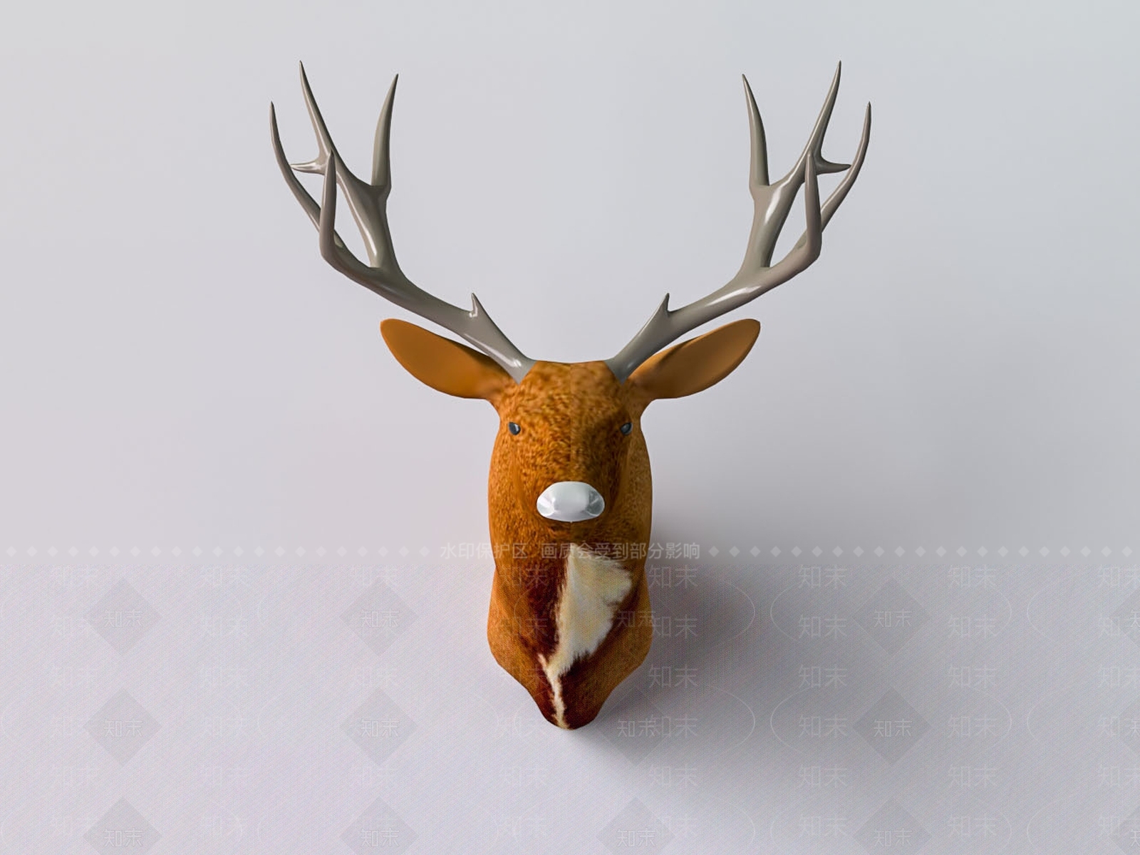 美式挂件3D模型下载【ID:1234169261】