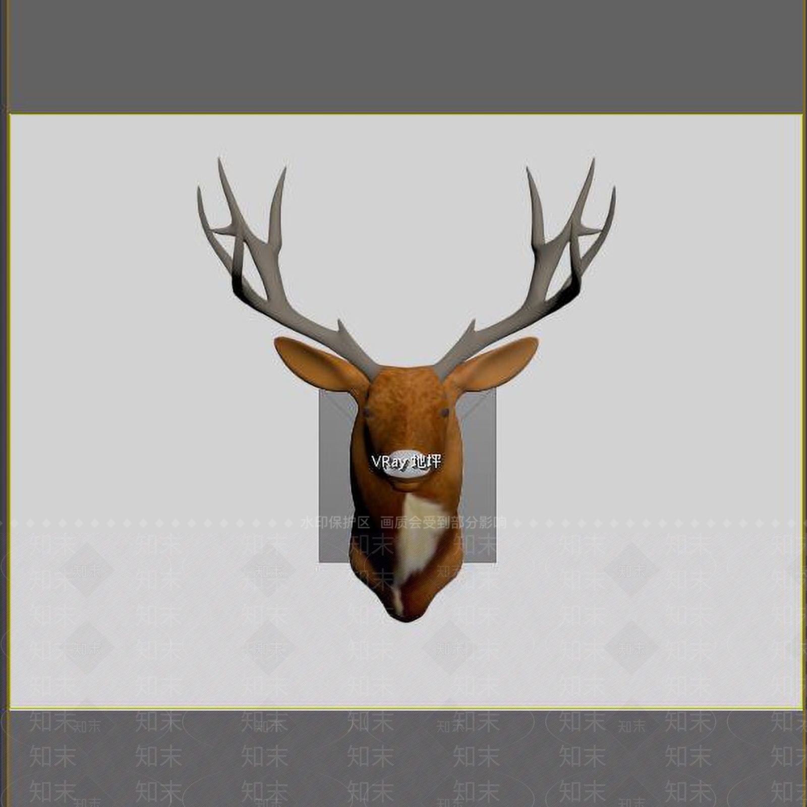 美式挂件3D模型下载【ID:1234169261】