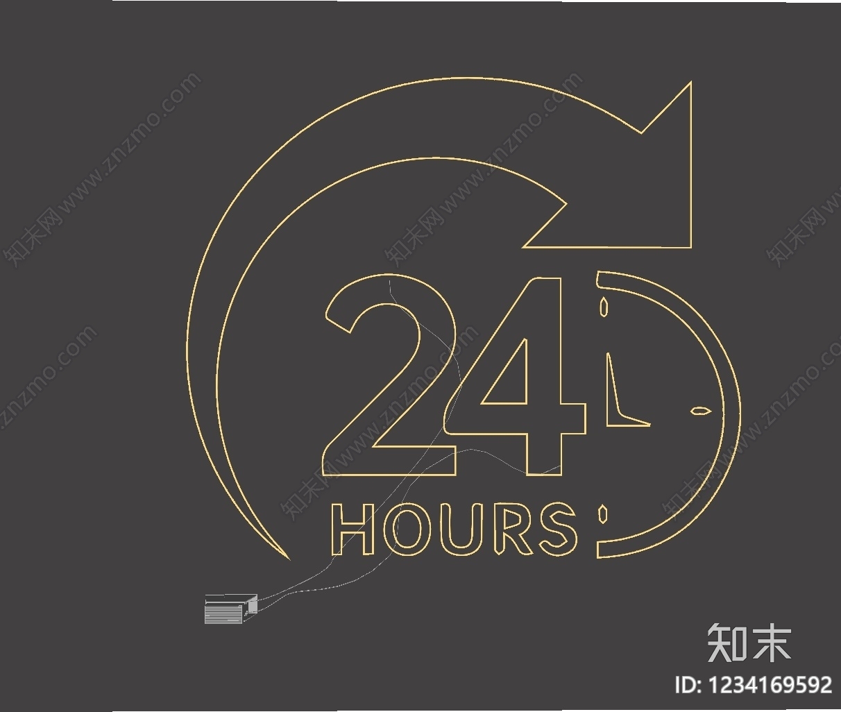 赛博朋克风霓虹灯SU模型下载【ID:1234169592】