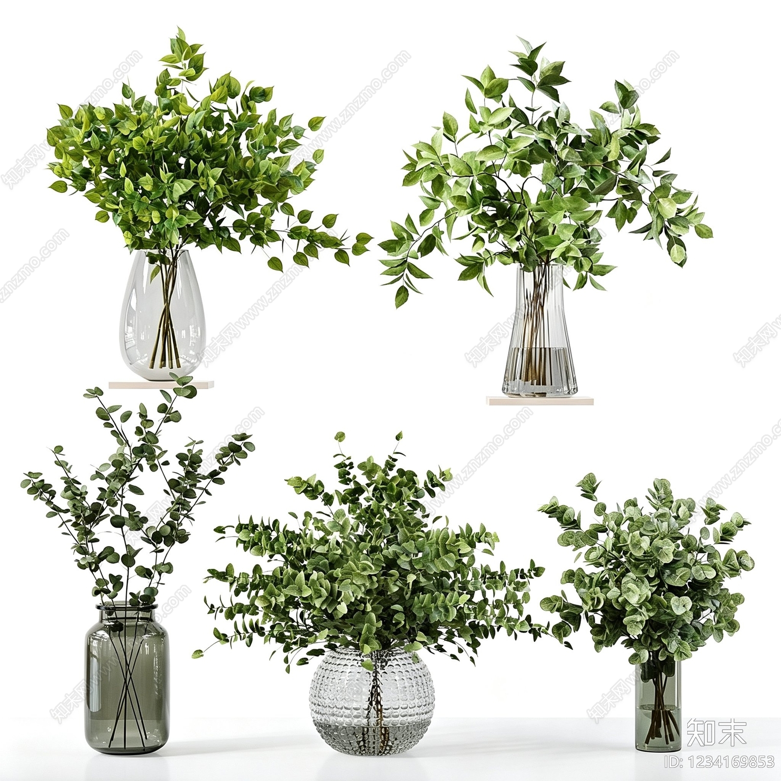 现代简约花瓶3D模型下载【ID:1234169853】