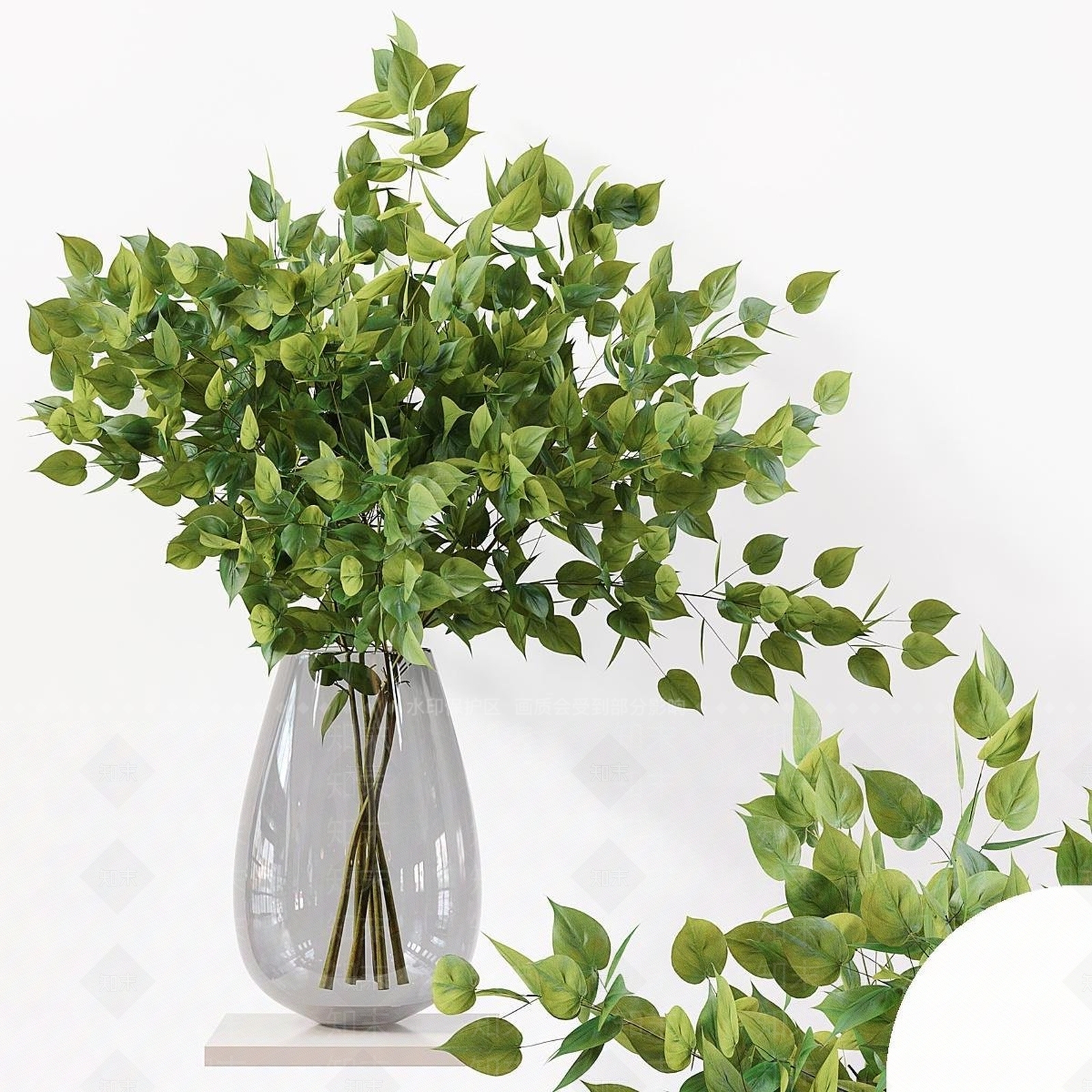 现代简约花瓶3D模型下载【ID:1234169853】