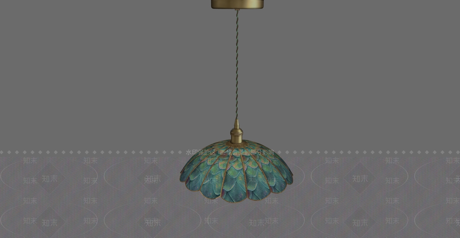复古儿童房吊灯SU模型下载【ID:1234170292】