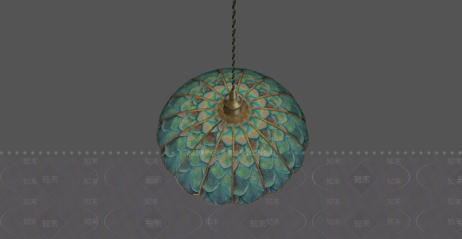 复古儿童房吊灯SU模型下载【ID:1234170292】