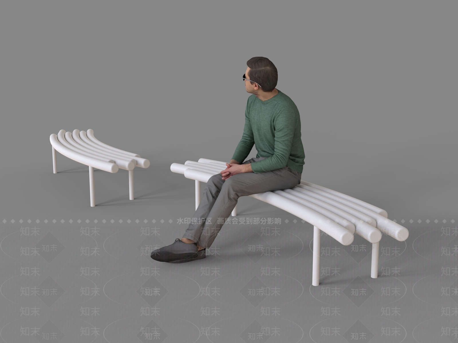 极简户外椅3D模型下载【ID:1234173161】